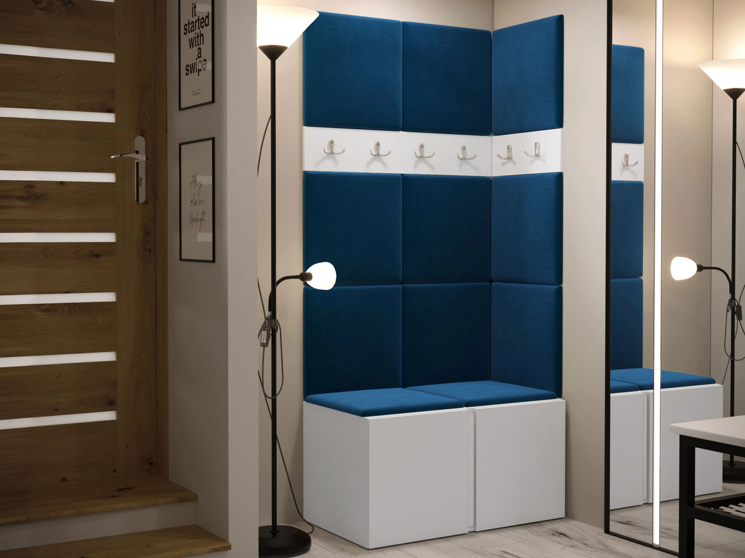 Set za hodnik Pinis I (Belo)
