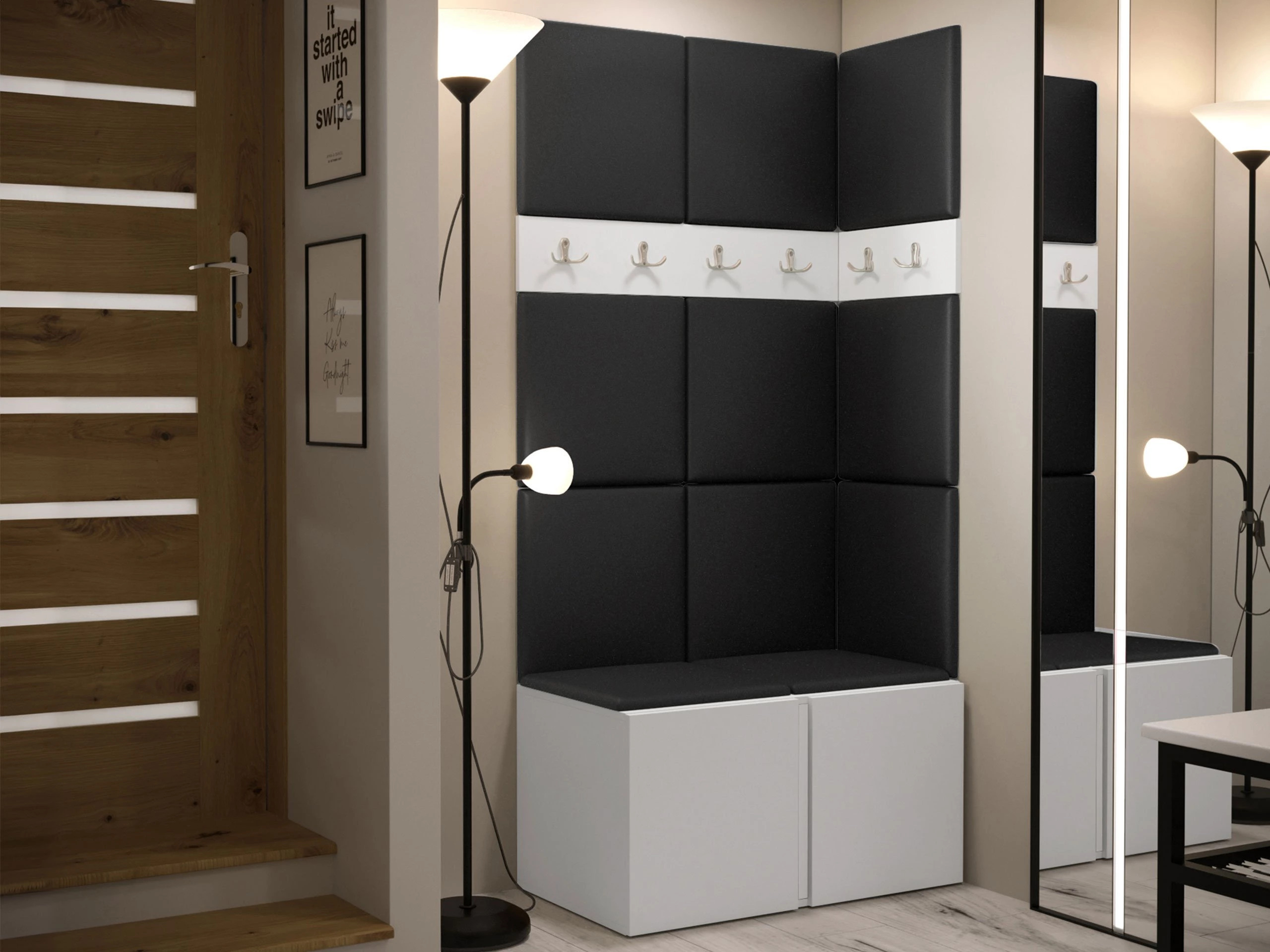 Set za hodnik Pinis I (Belo)