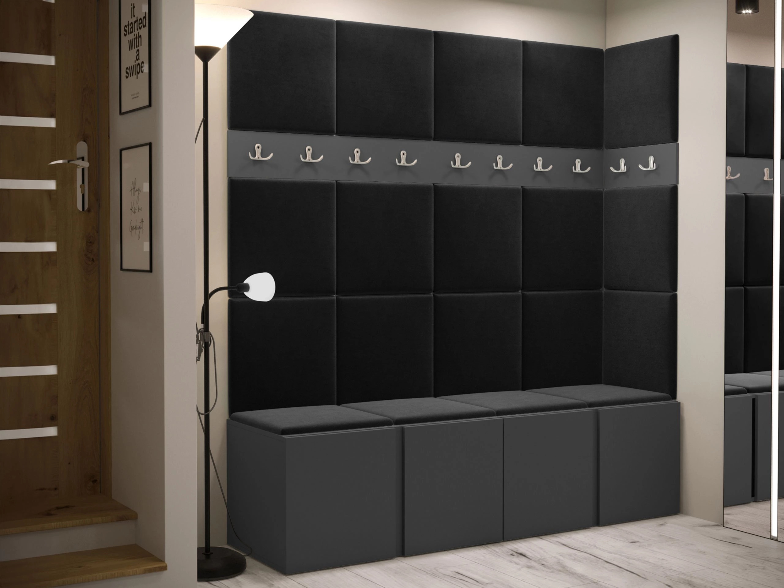 Set za hodnik Pinis II (Grafit)