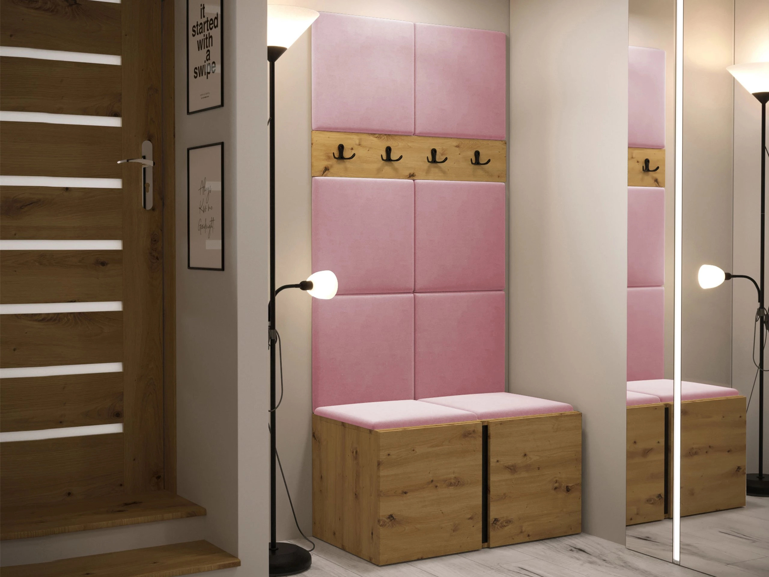 Set za hodnik Pinis IV (Artisan hrast)