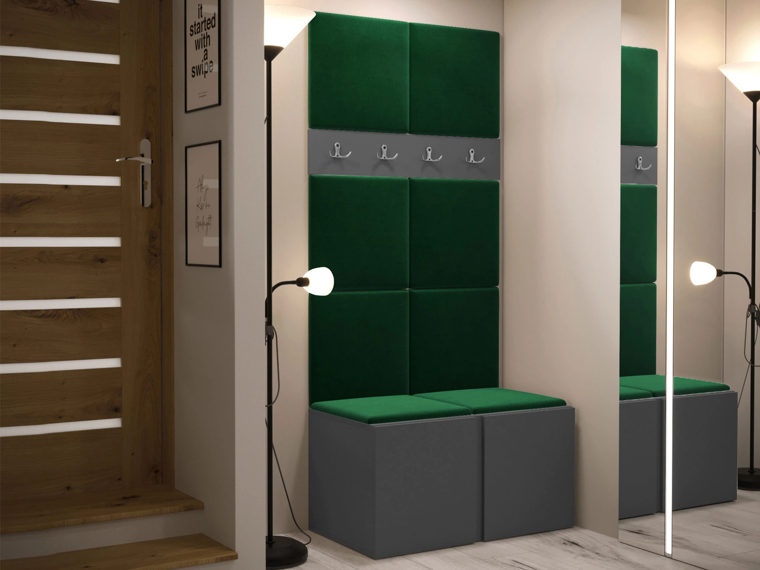Set za hodnik Pinis IV (Grafit)