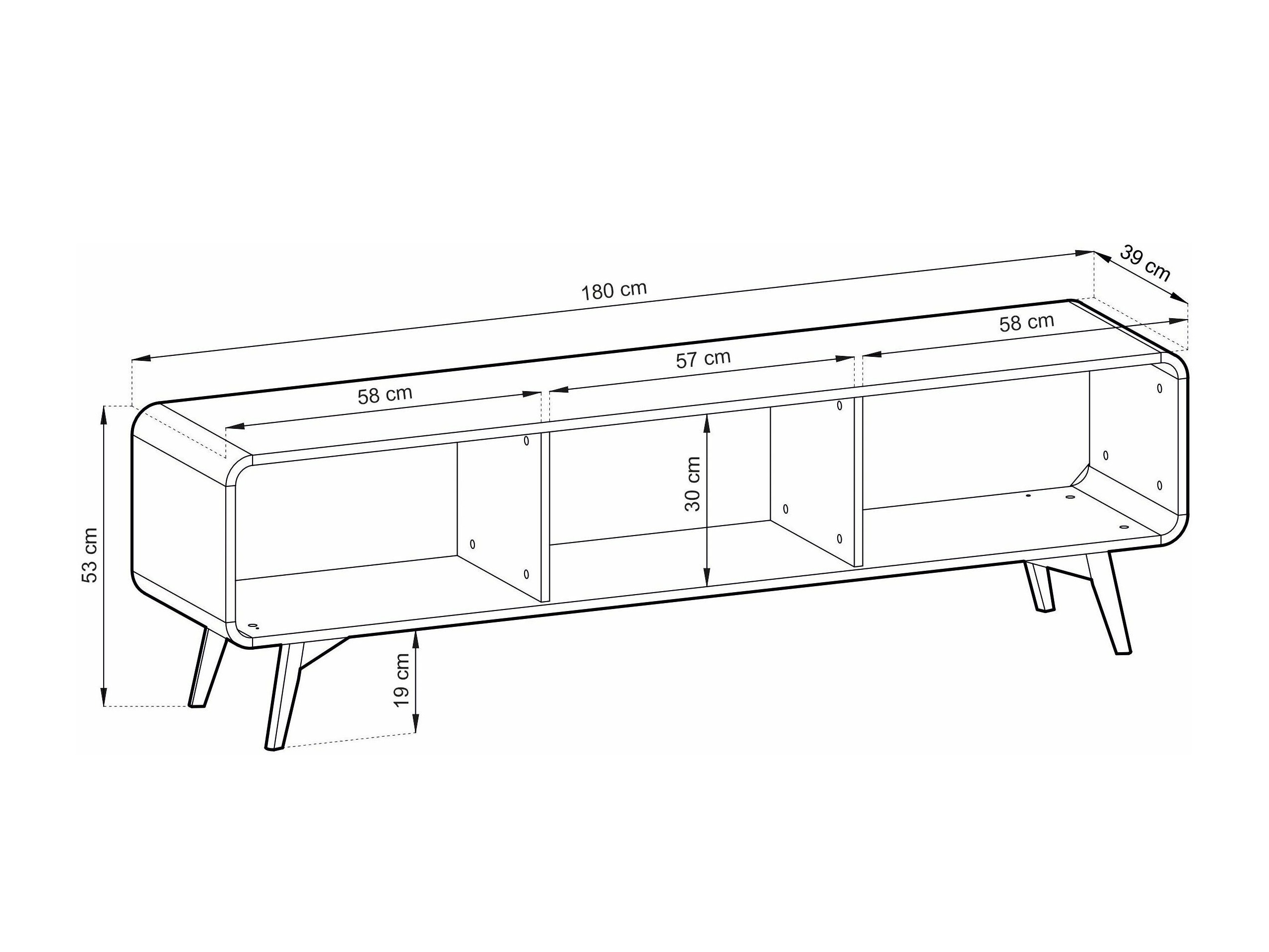 TV komoda Vesdore 100