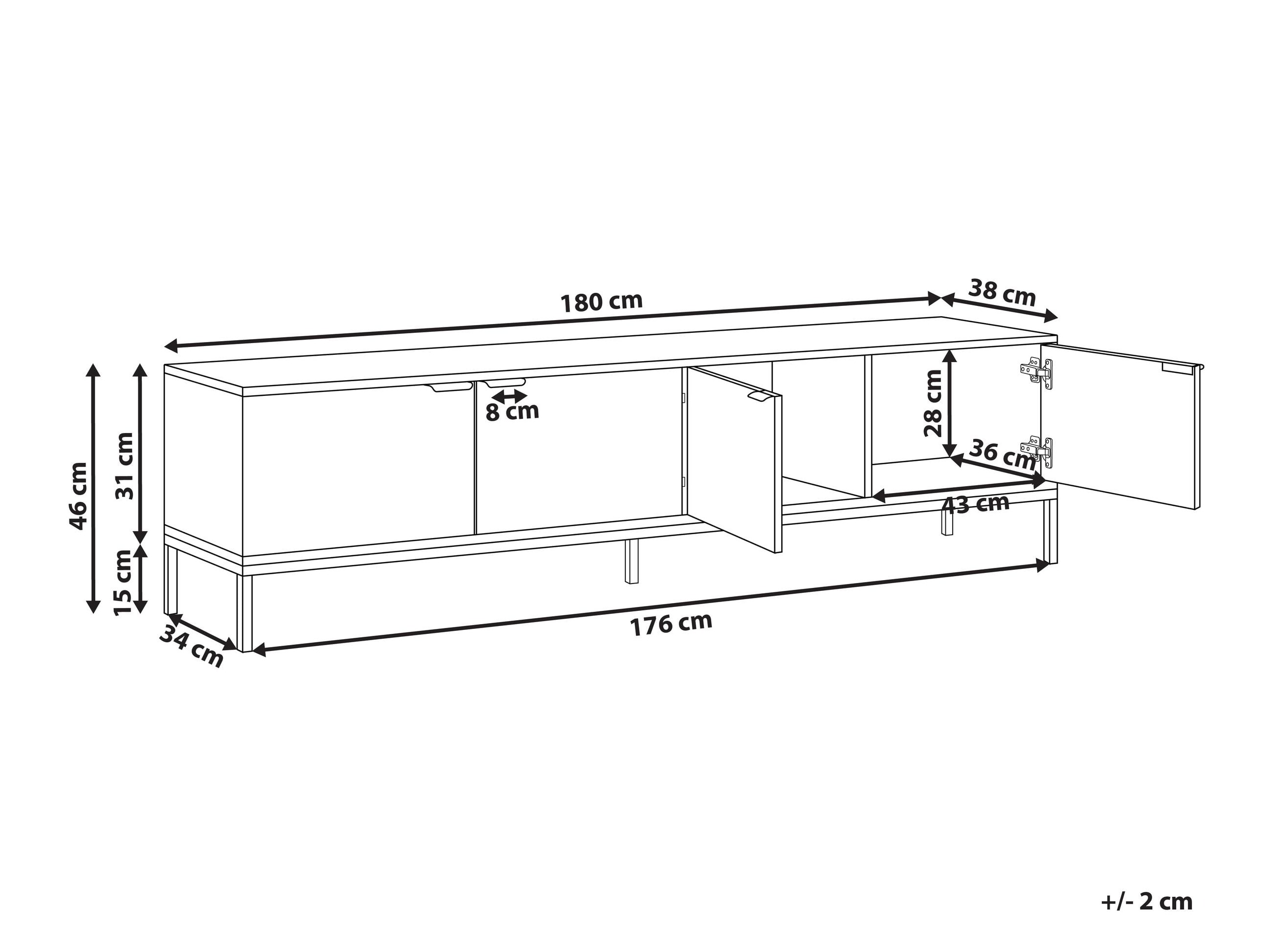 TV komoda Livodeu 102