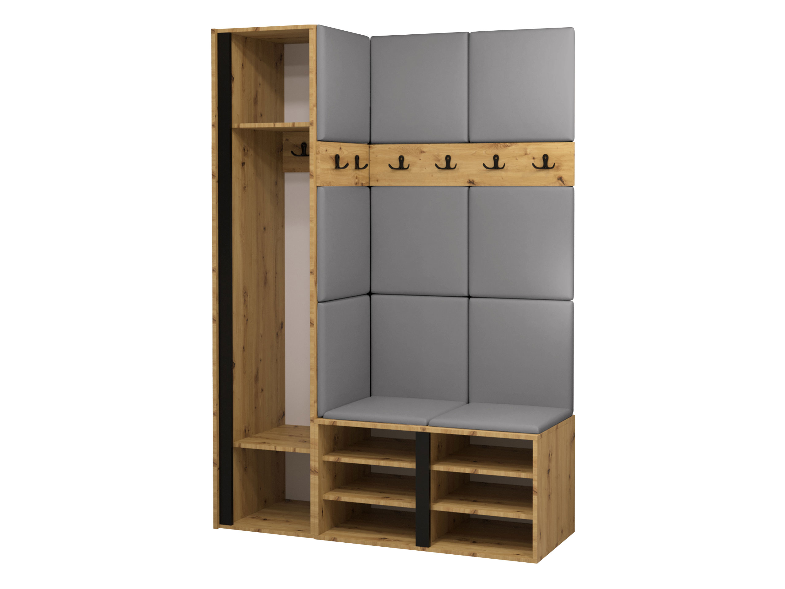 Set za hodnik Hartford 471 (Grafit)