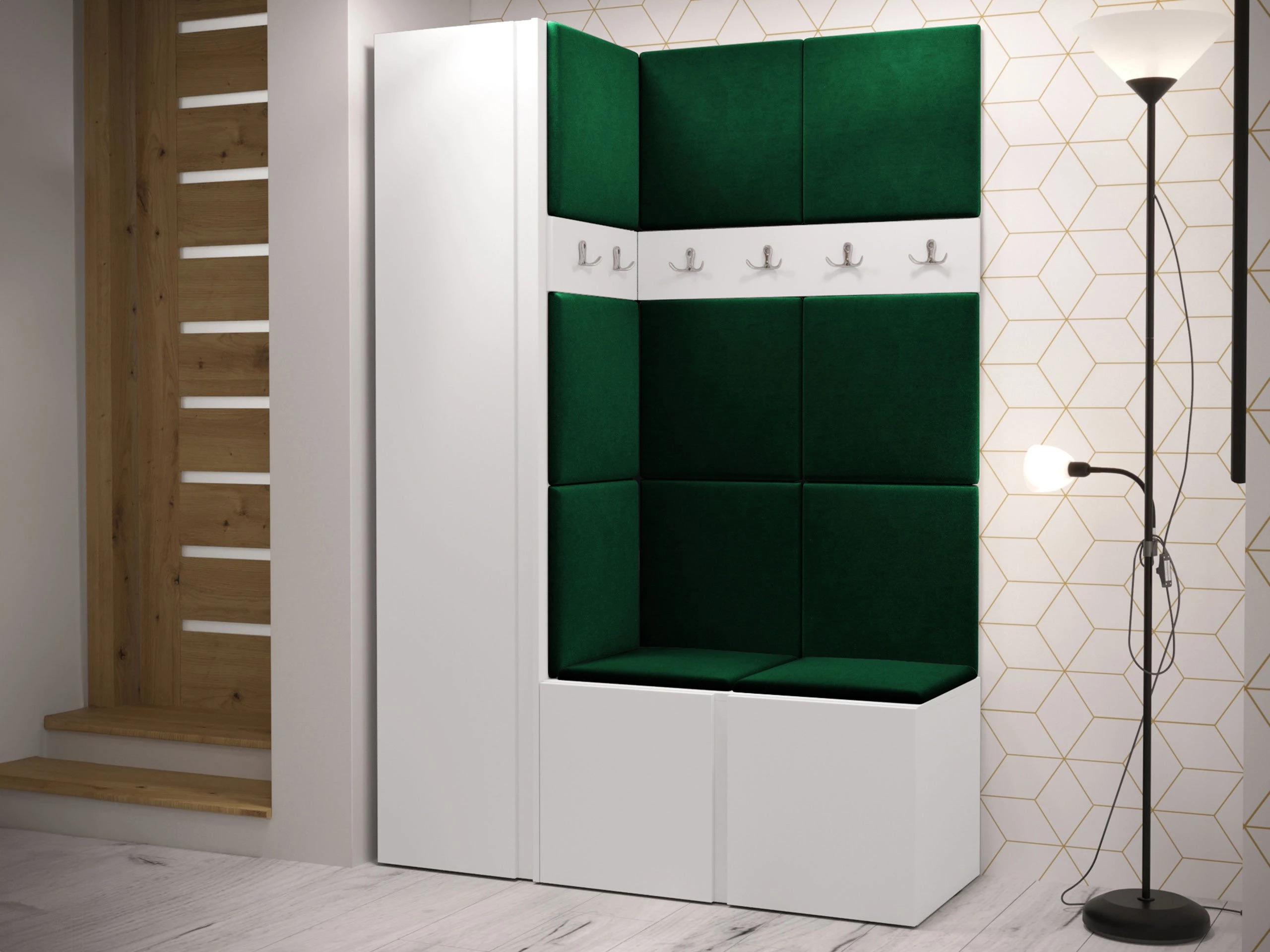 Set za hodnik Pinis IX (Belo)