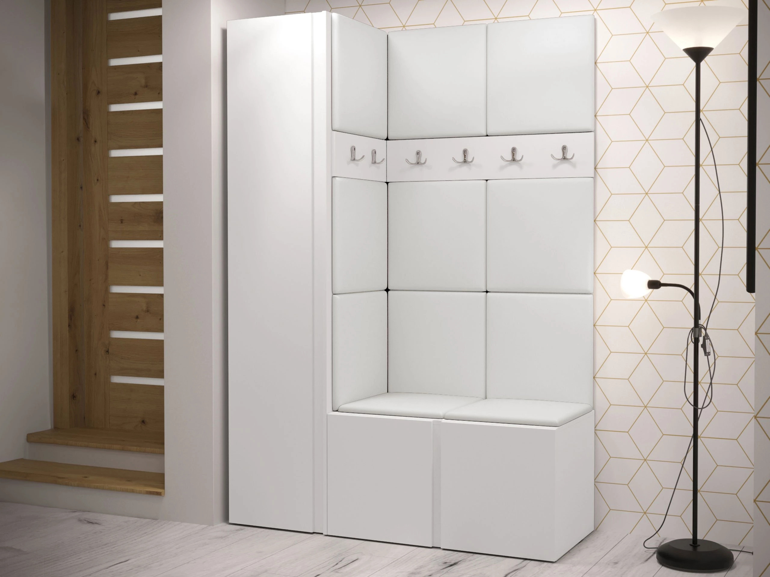 Set za hodnik Pinis IX (Belo)