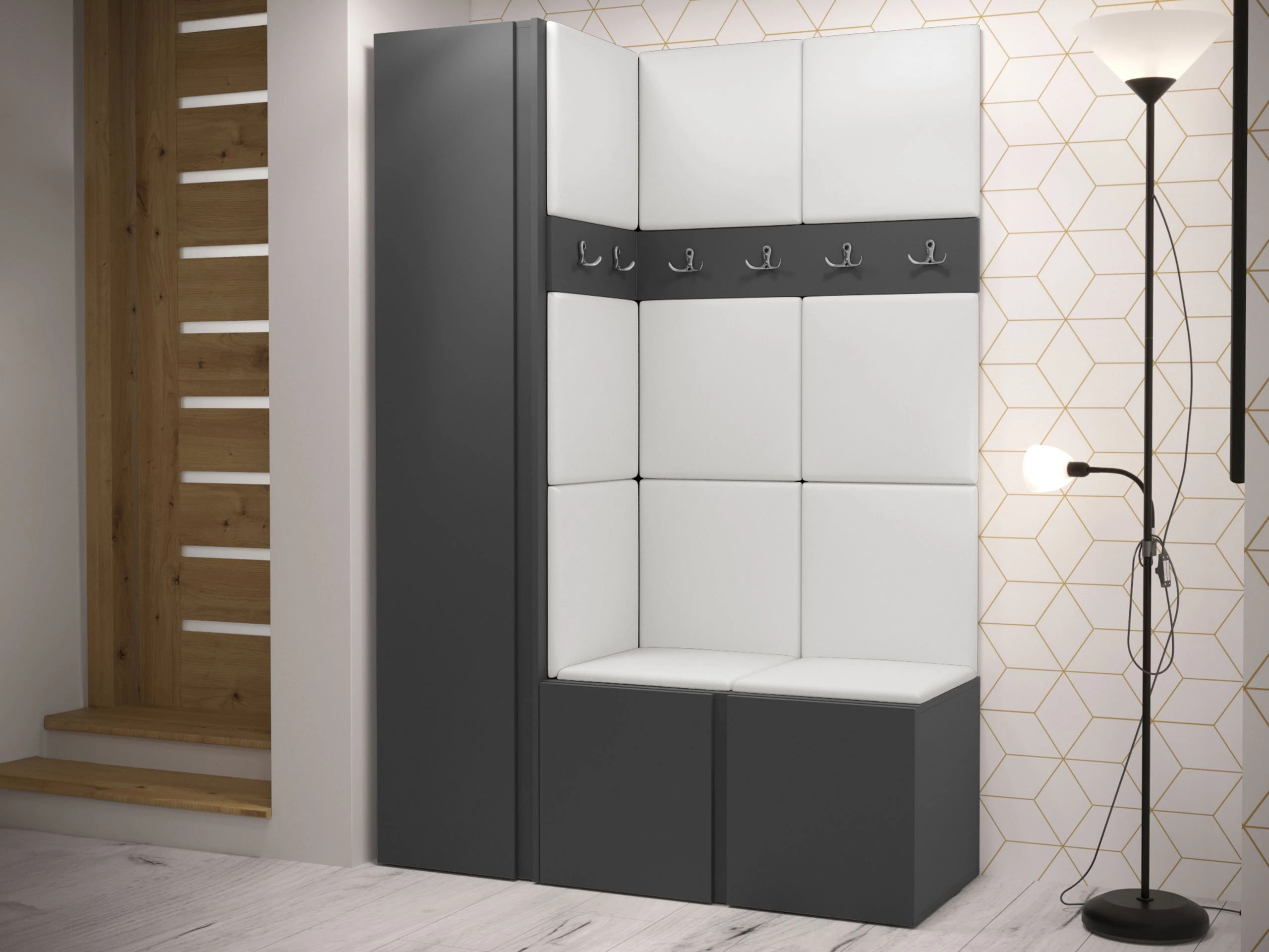 Set za hodnik Pinis IX (Grafit)