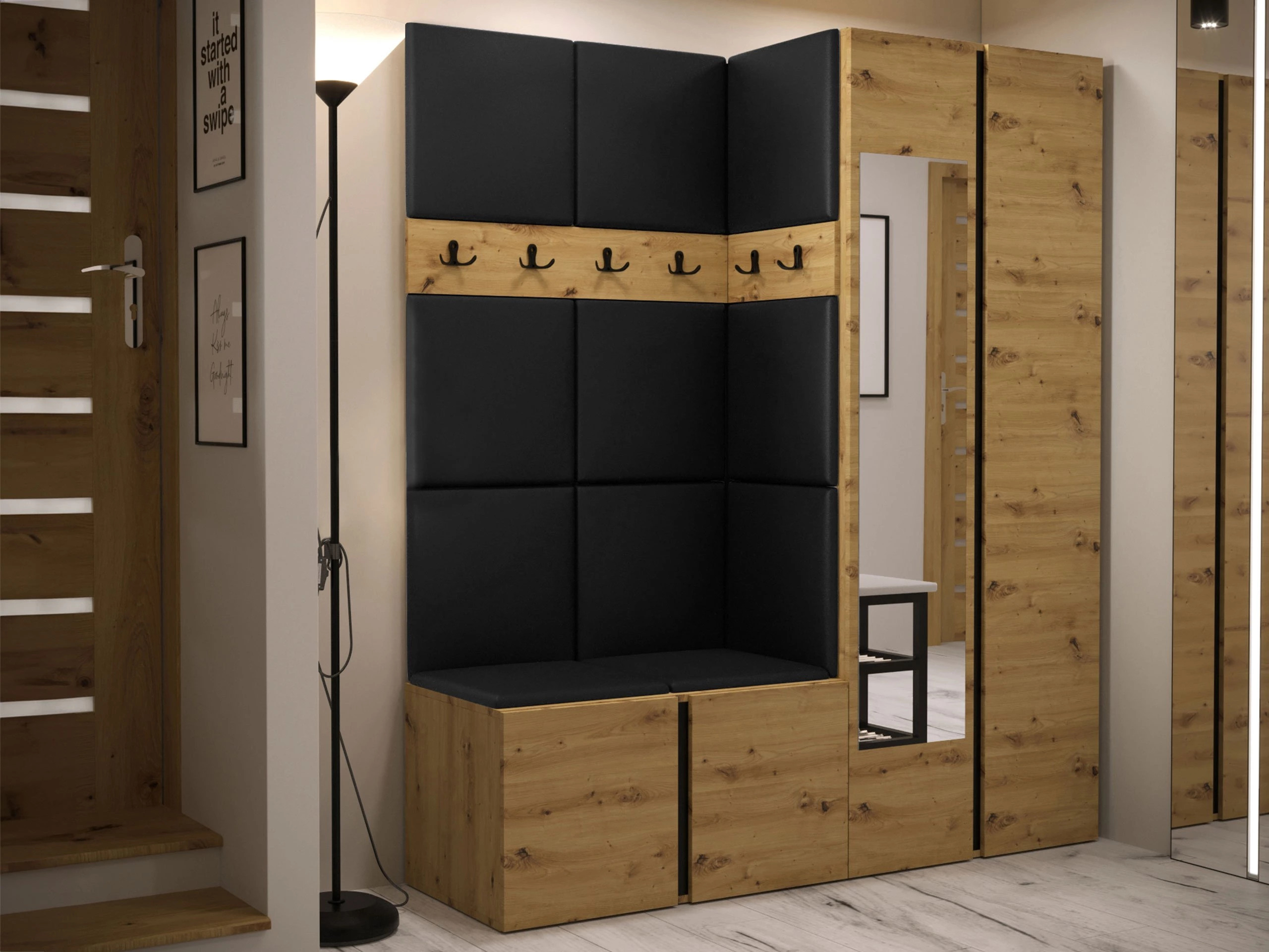 Set za hodnik Pinis X (Eko-koža Soft 011)