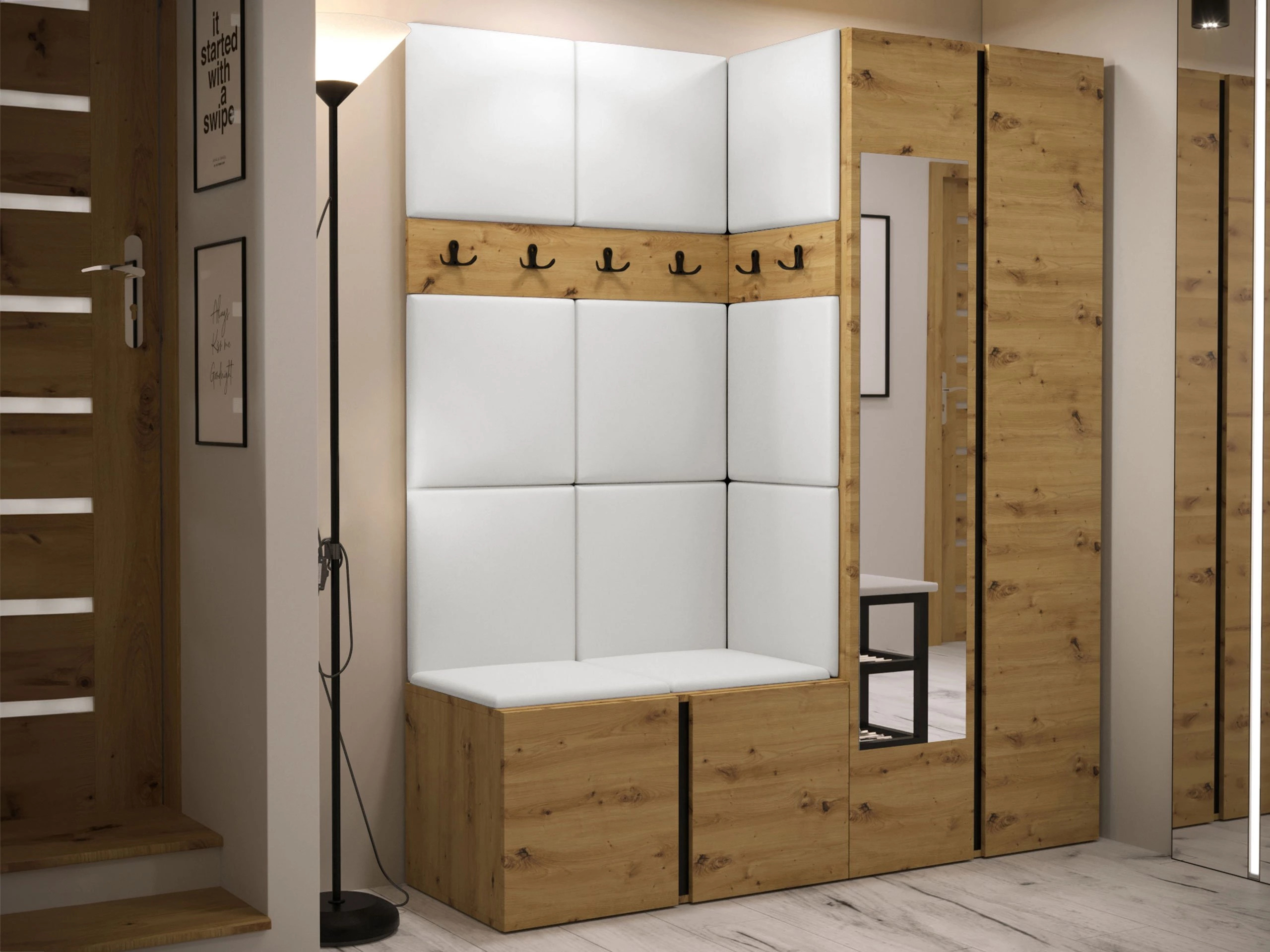 Set za hodnik Pinis X (Eko-koža Soft 017)