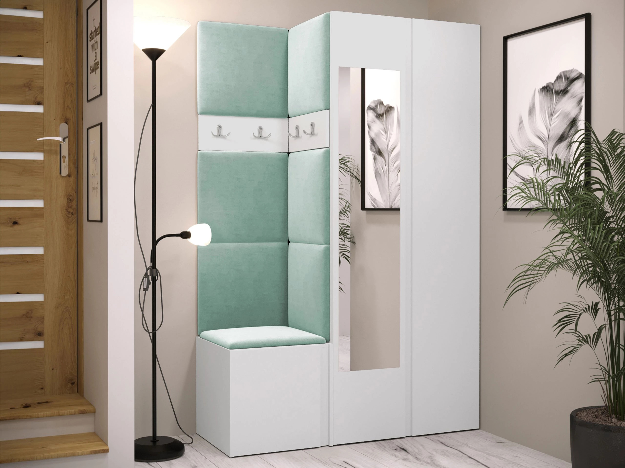 Set za hodnik Pinis XXVI (Belo)