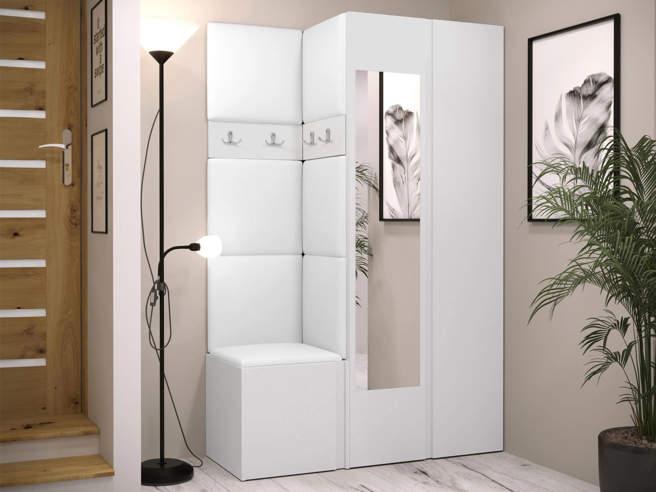 Set za hodnik Pinis XXVI (Belo)