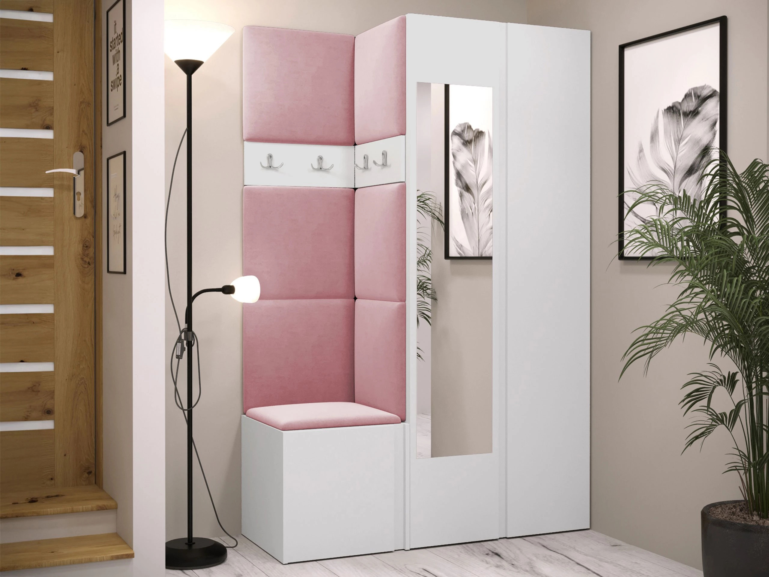 Set za hodnik Pinis XXVI (Belo)