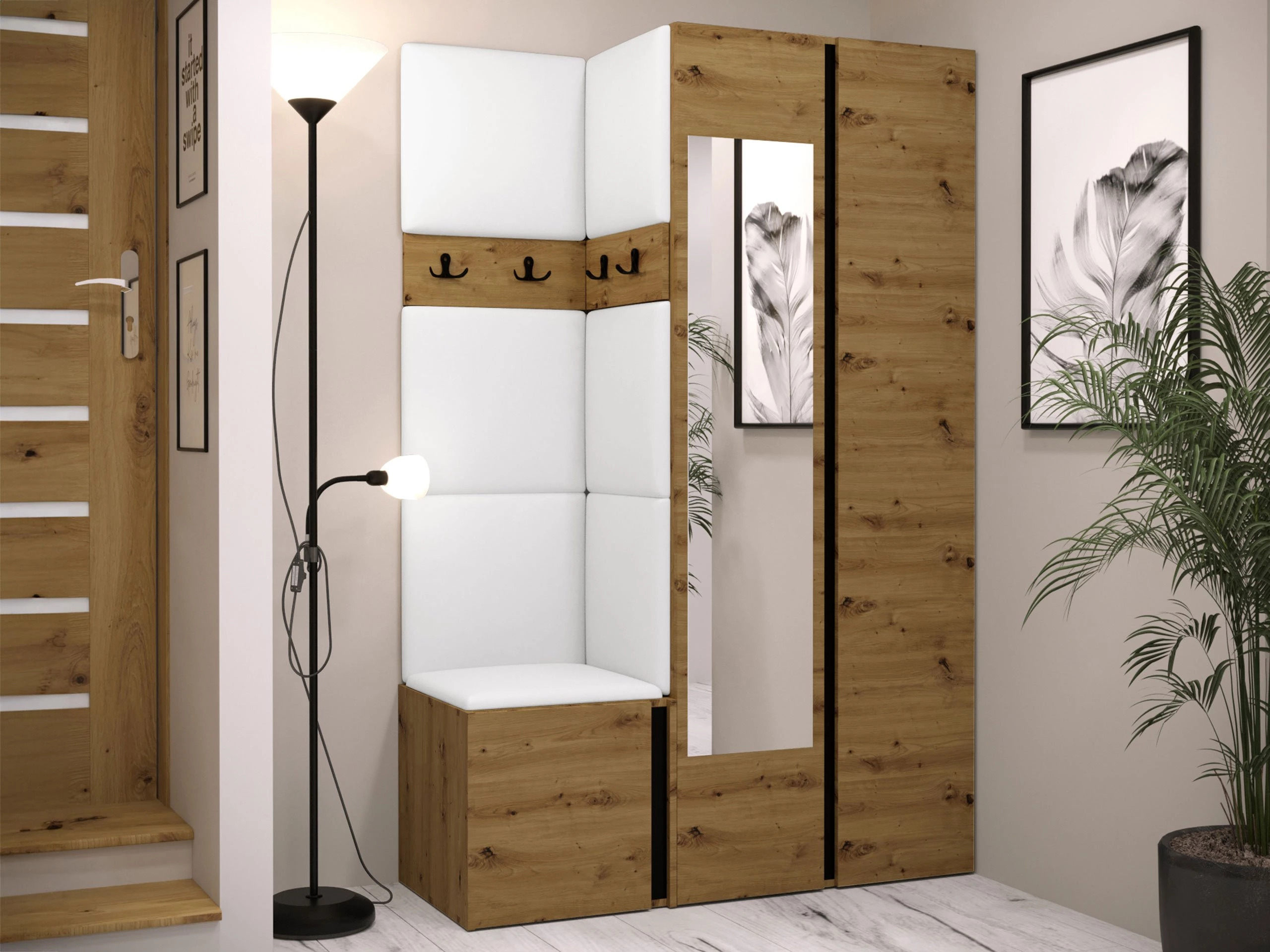 Set za hodnik Pinis XXVI (Eko-koža Soft 017)
