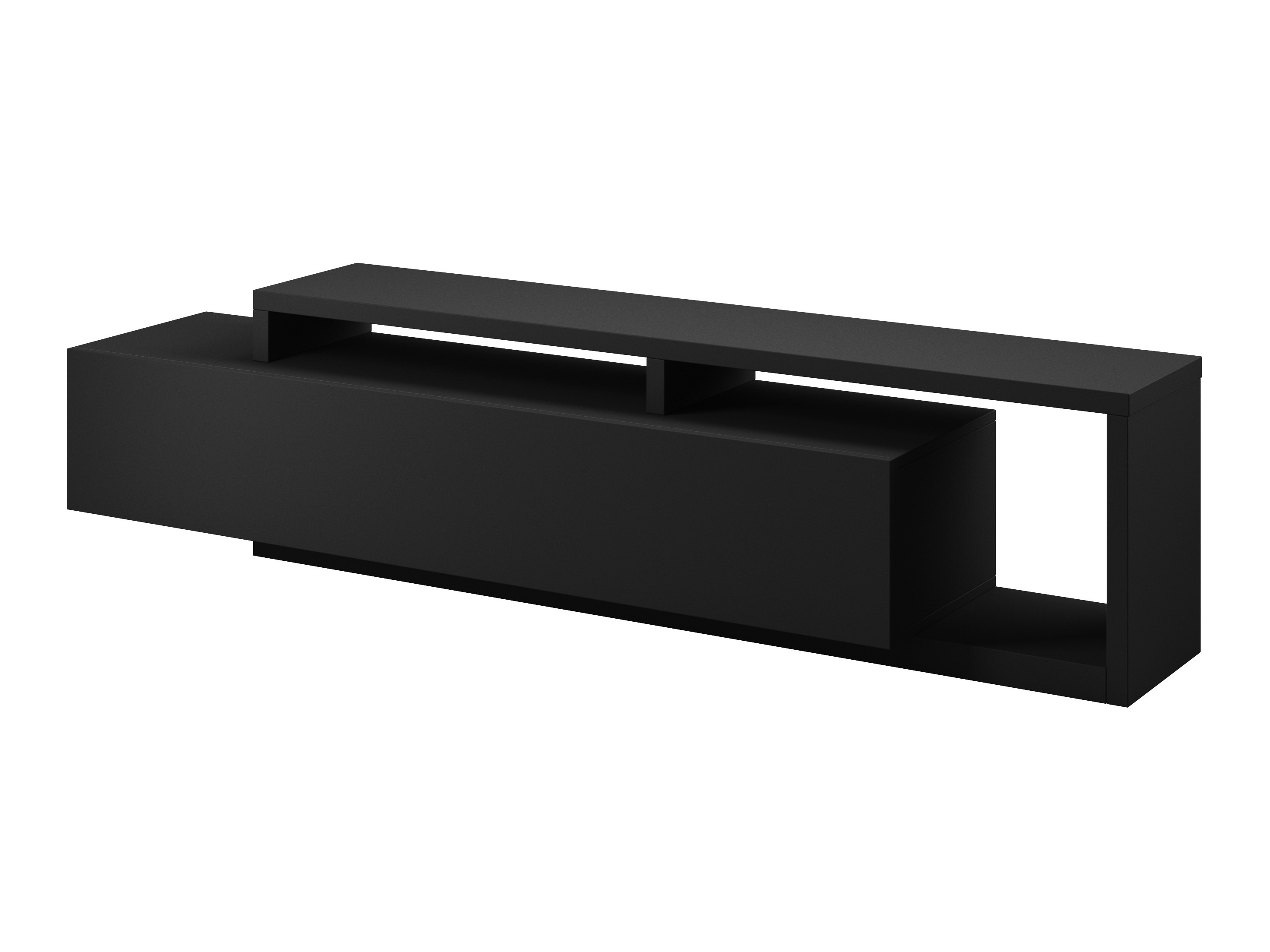 TV komoda Lutiva 103 (Mat crna)