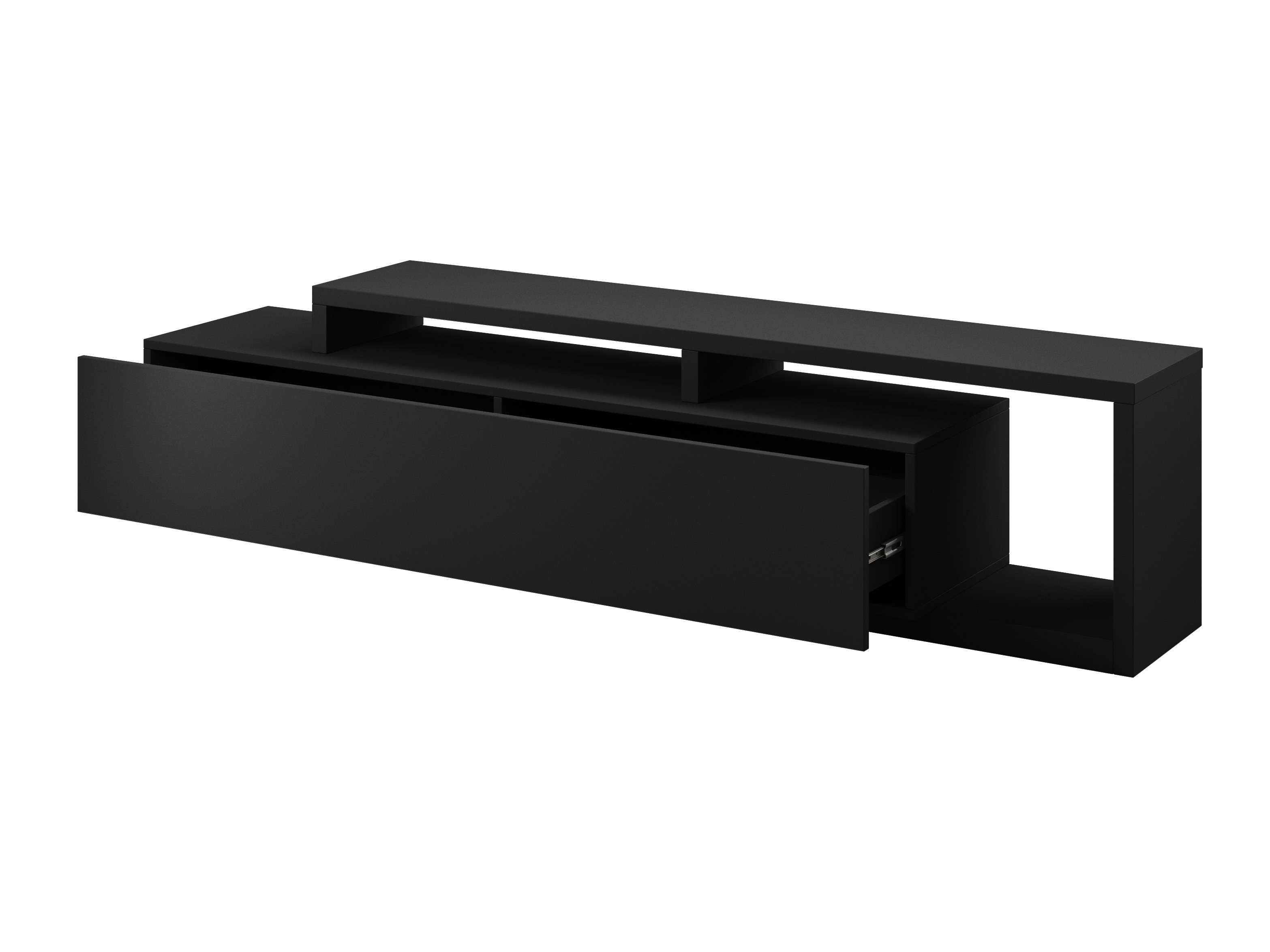 TV komoda Lutiva 103 (Mat crna)