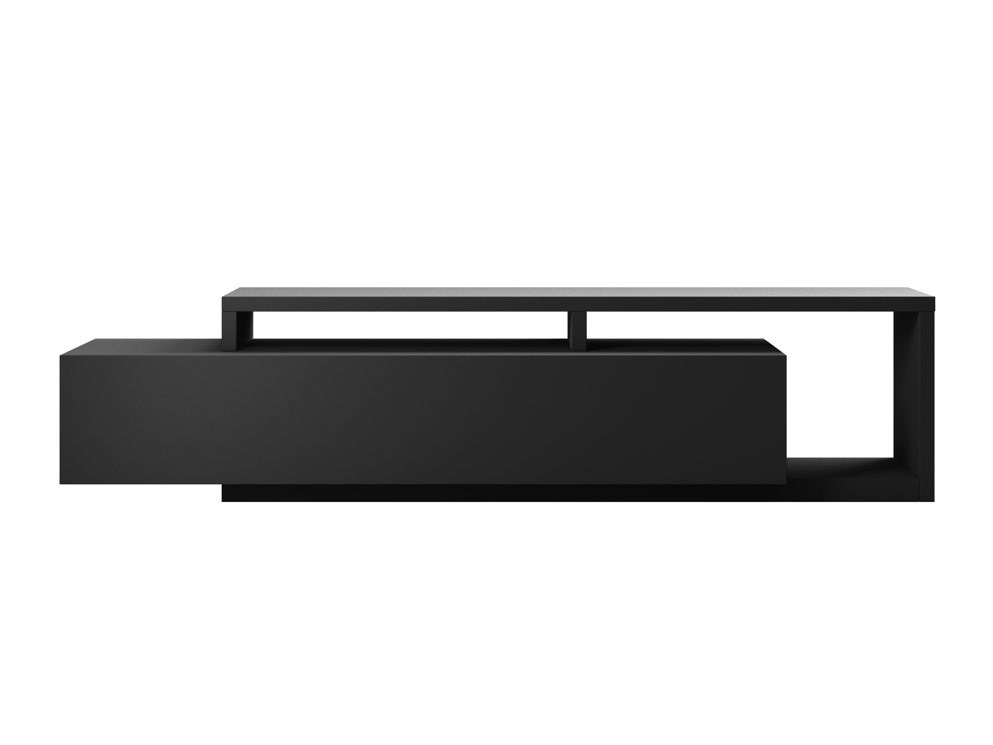 TV komoda Lutiva 103 (Mat crna)