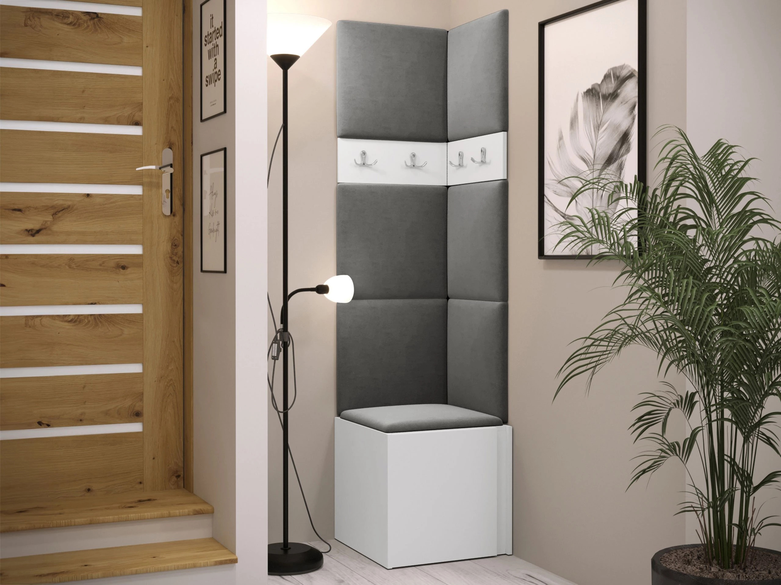 Set za hodnik Hartford 347 (Belo)