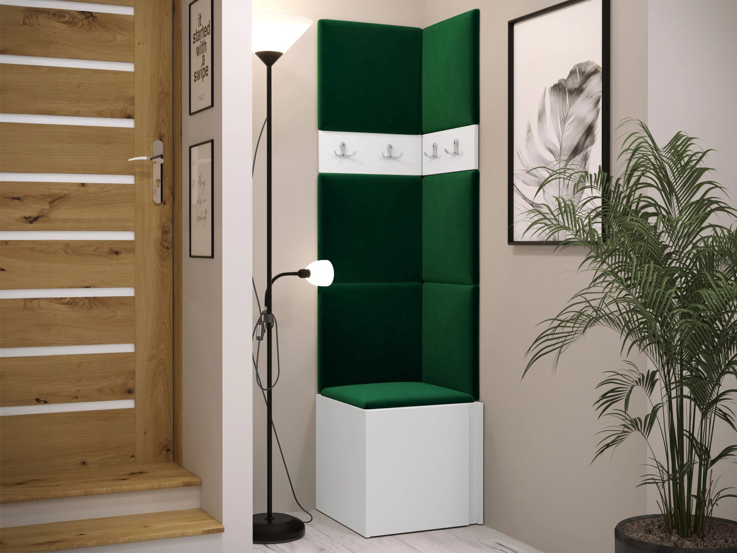 Set za hodnik Pinis XXI (Belo)