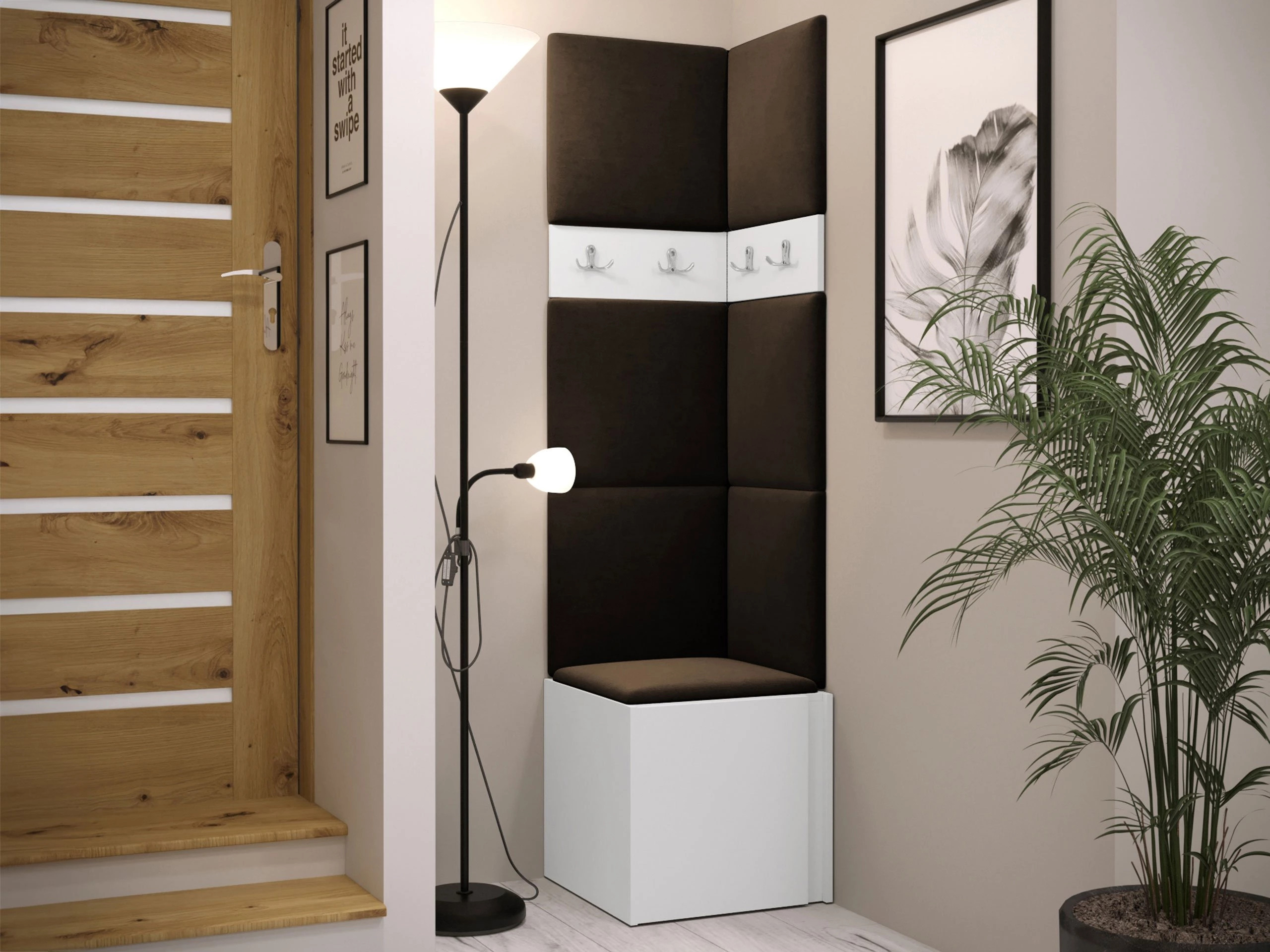 Set za hodnik Pinis XXI (Belo)