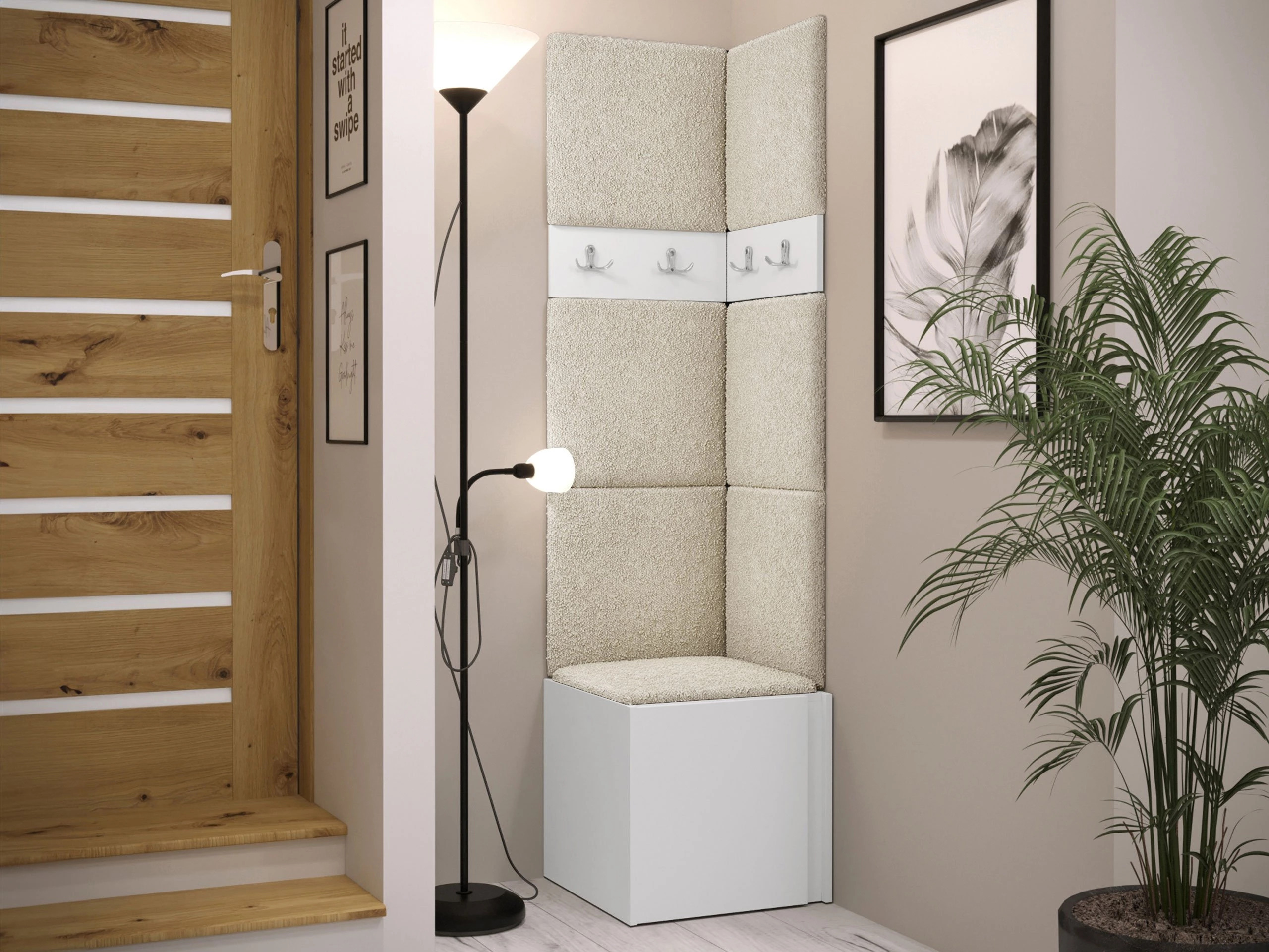 Set za hodnik Pinis XXI (Belo)