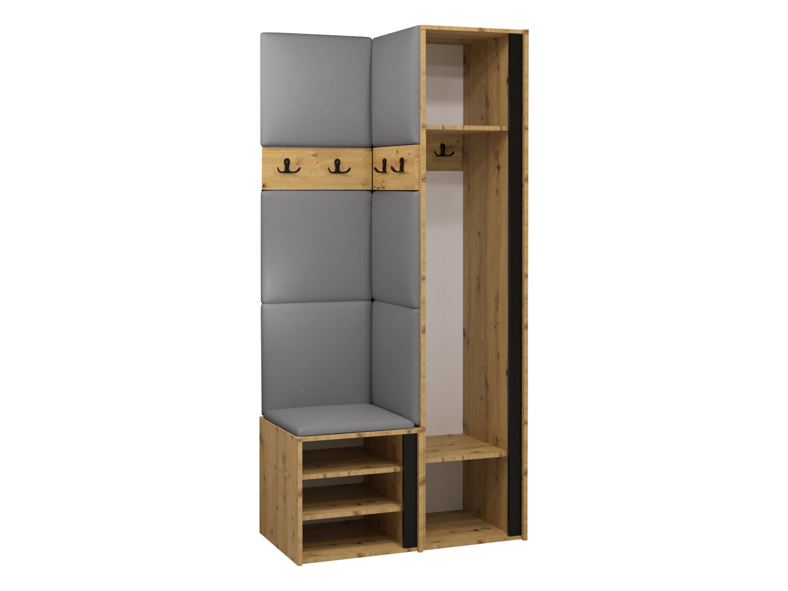 Set za hodnik Hartford 348 (Grafit)