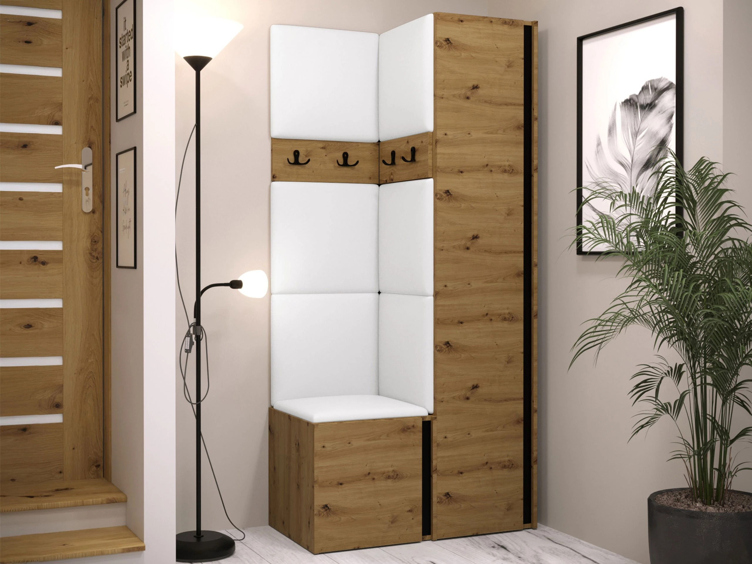 Set za hodnik Pinis XXIV (Eko-koža Soft 017)