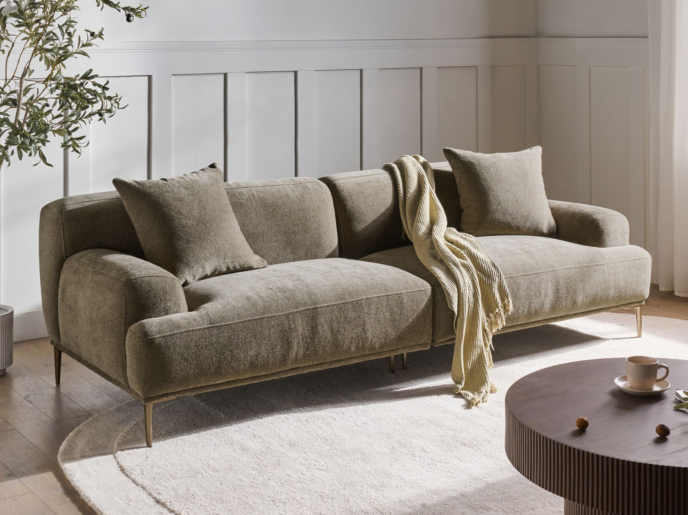 Sofa Berwyn 2406 (Svetlo smeđa)
