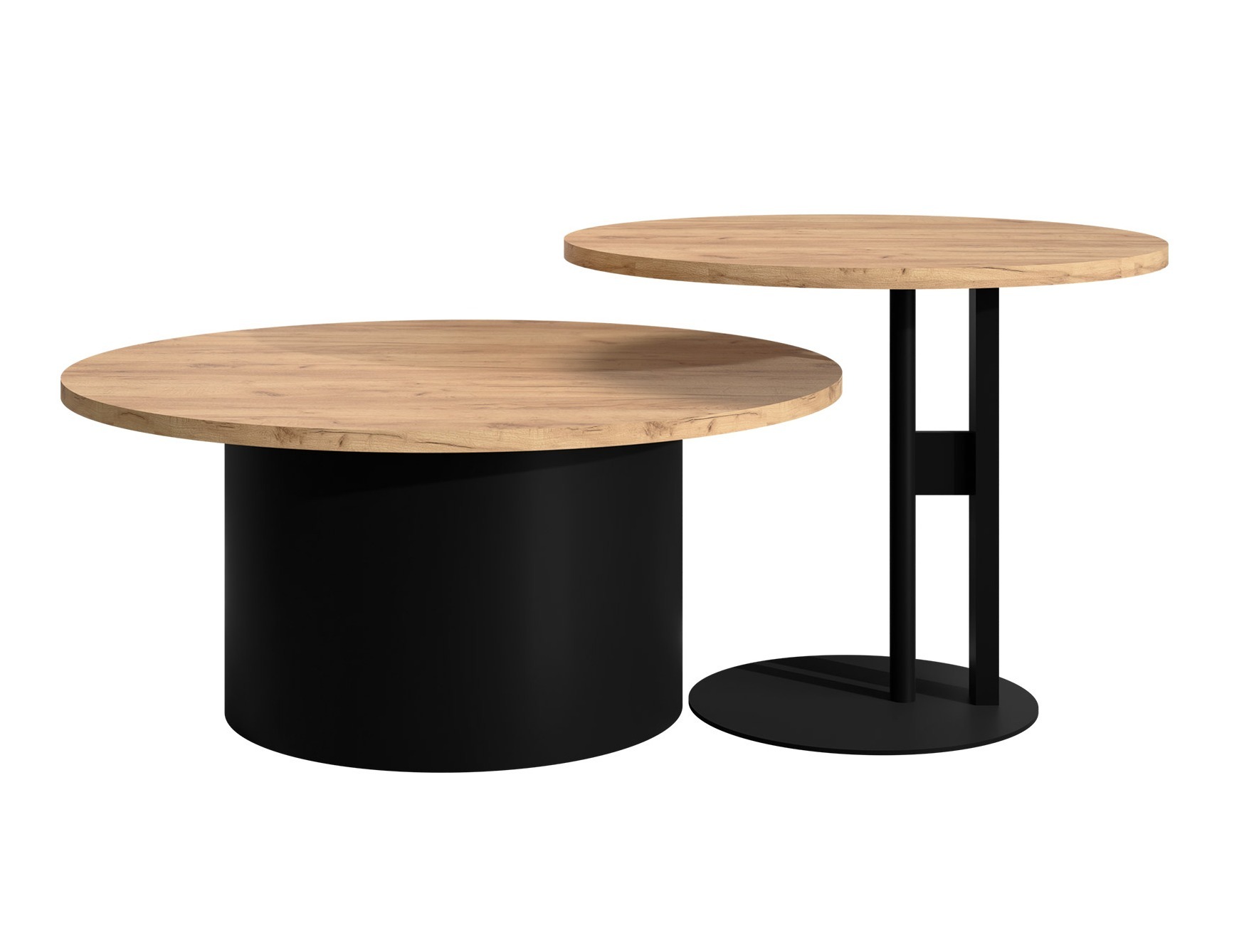 Set stočića za kafu Oswego 159 (Zanatski zlatni hrast)