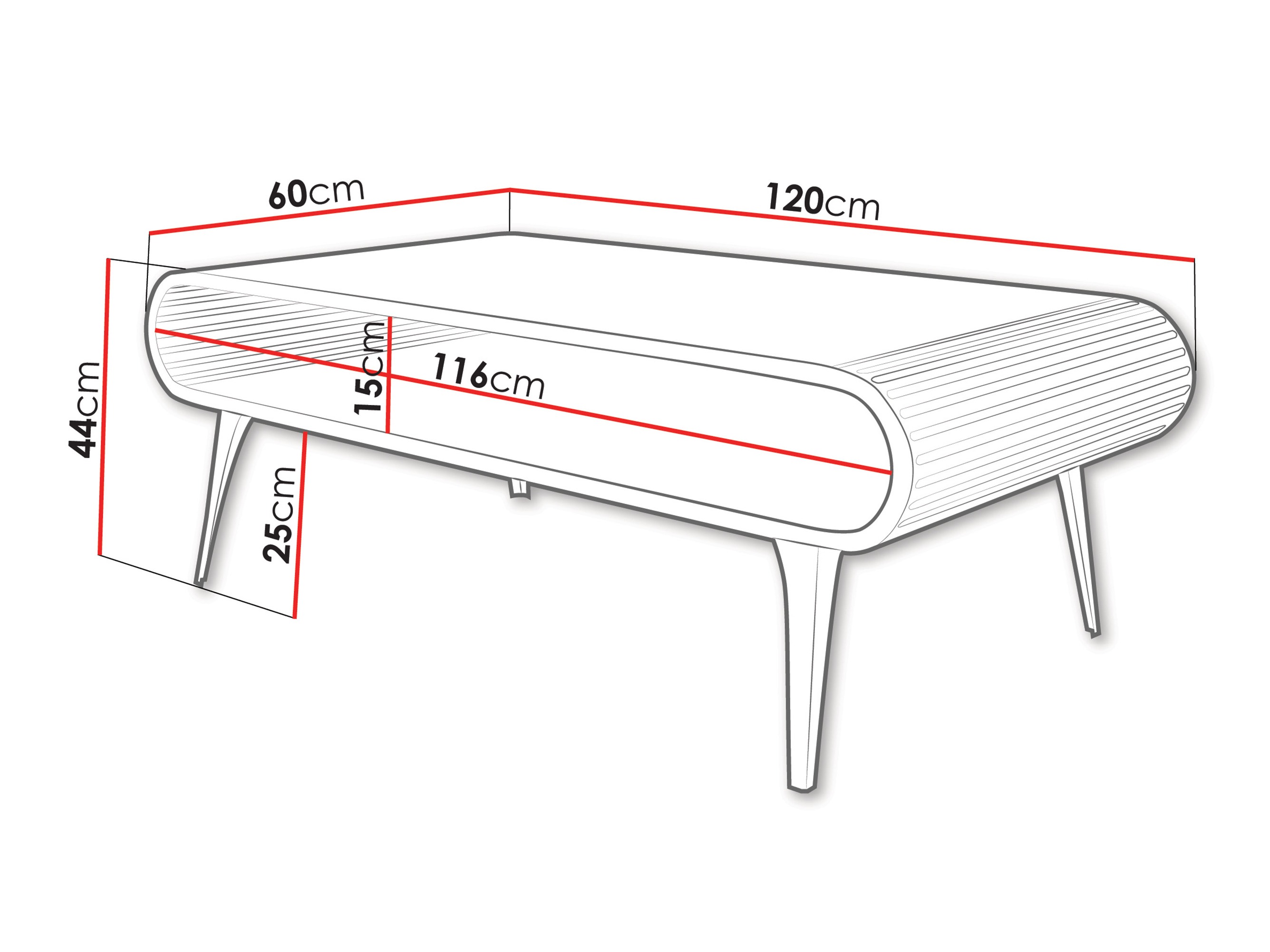 Stočić za kafu Oswego 162 (Belo)
