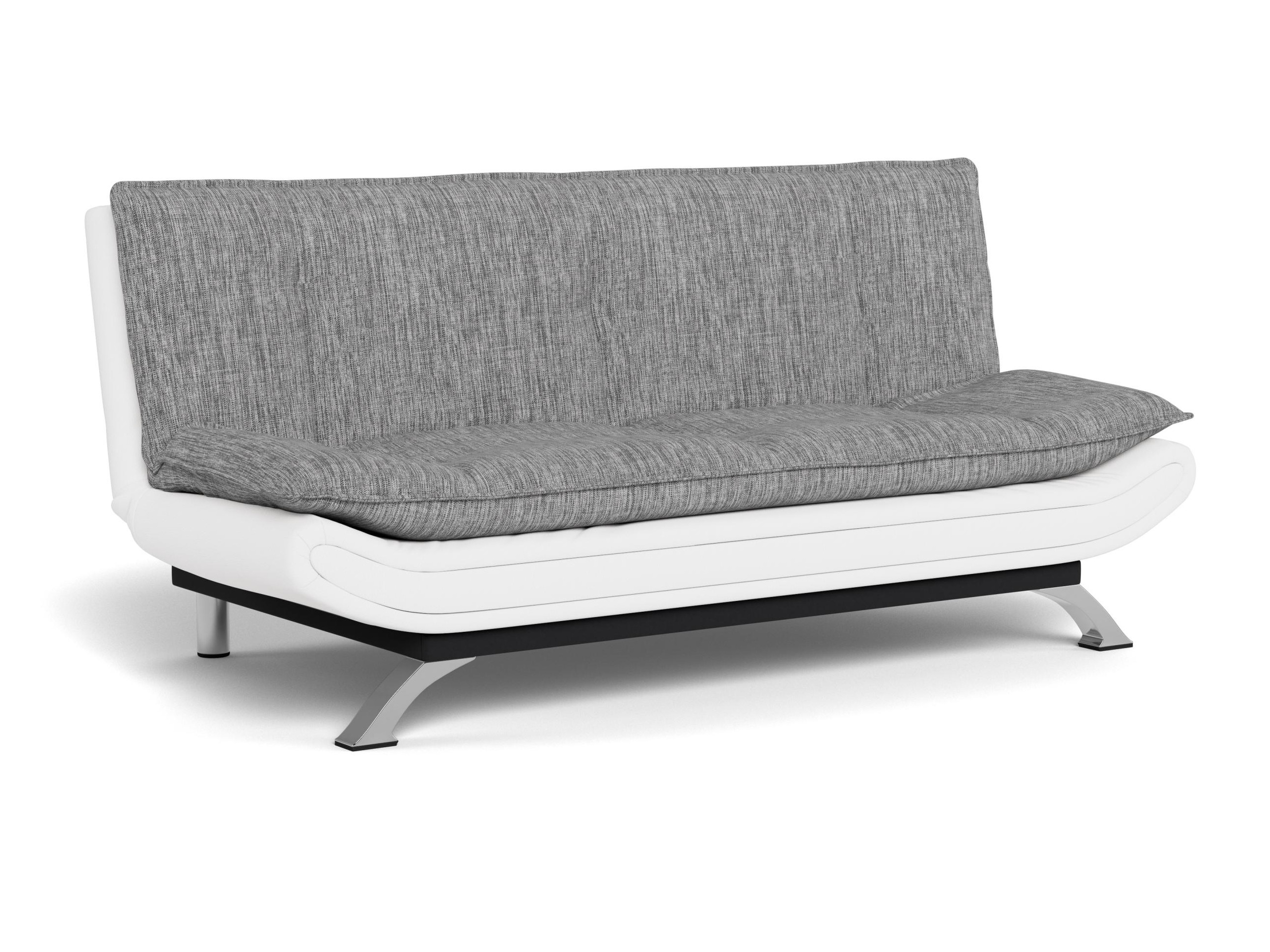 Sofa na razvlačenje Norsica 228 (Belo + Svetloosiva)