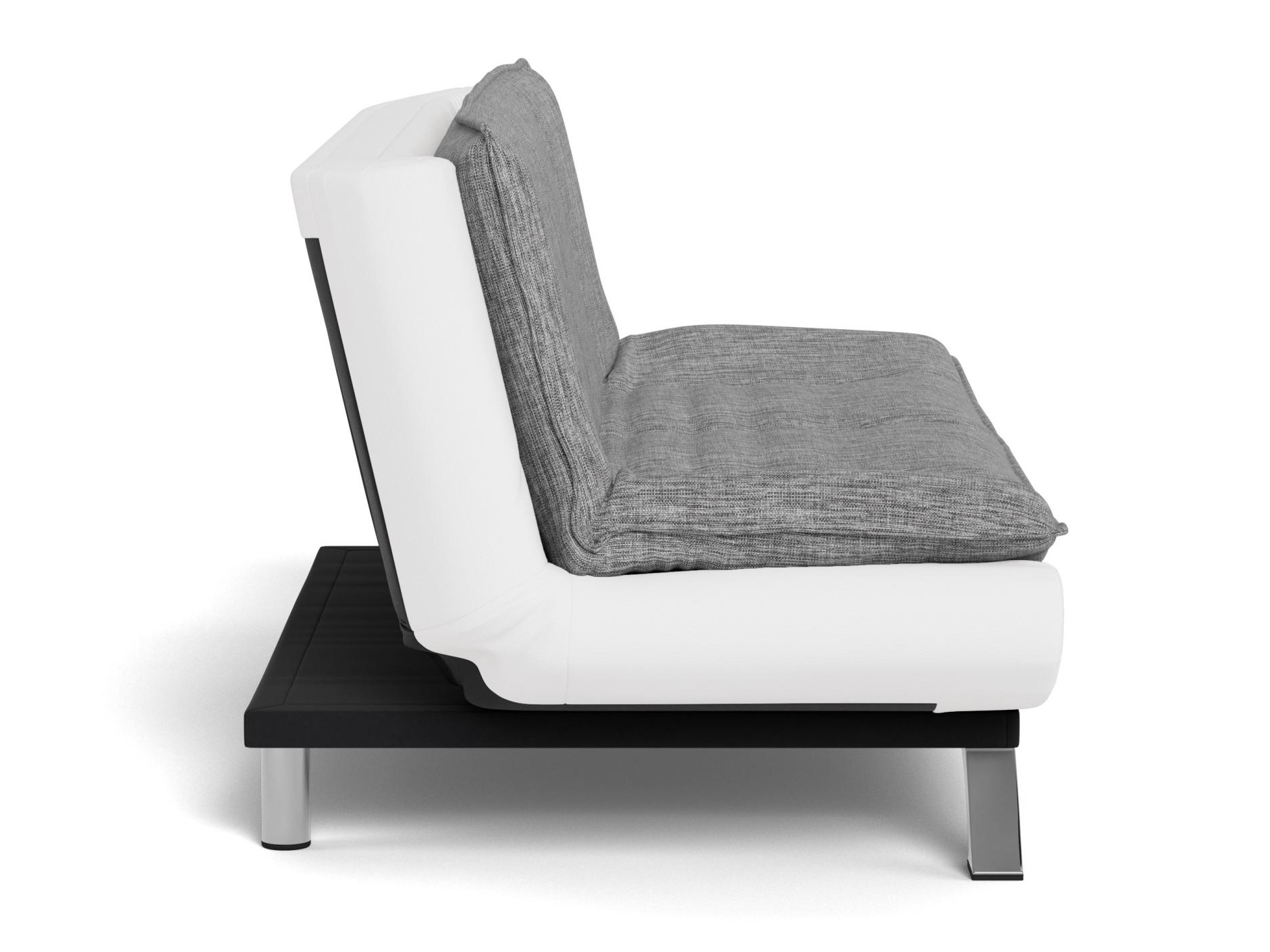 Sofa na razvlačenje Norsica 228 (Belo + Svetloosiva)