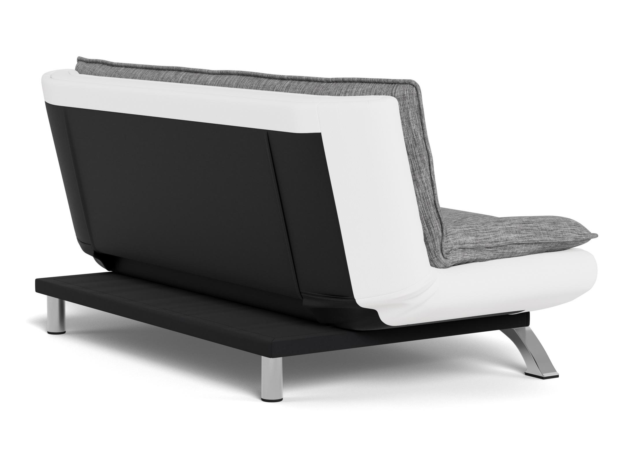 Sofa na razvlačenje Norsica 228 (Belo + Svetloosiva)