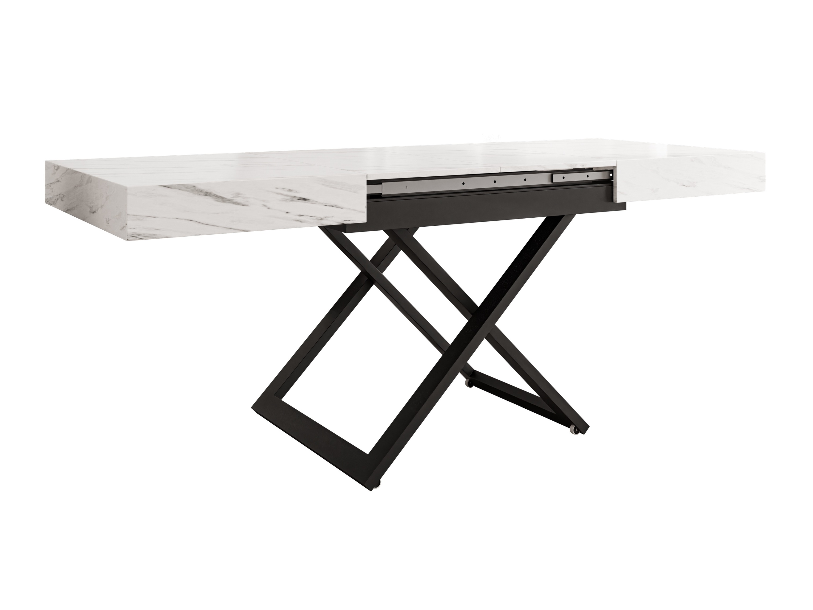 Modularni stočić za kafu Oswego 171 (Beli mermer)