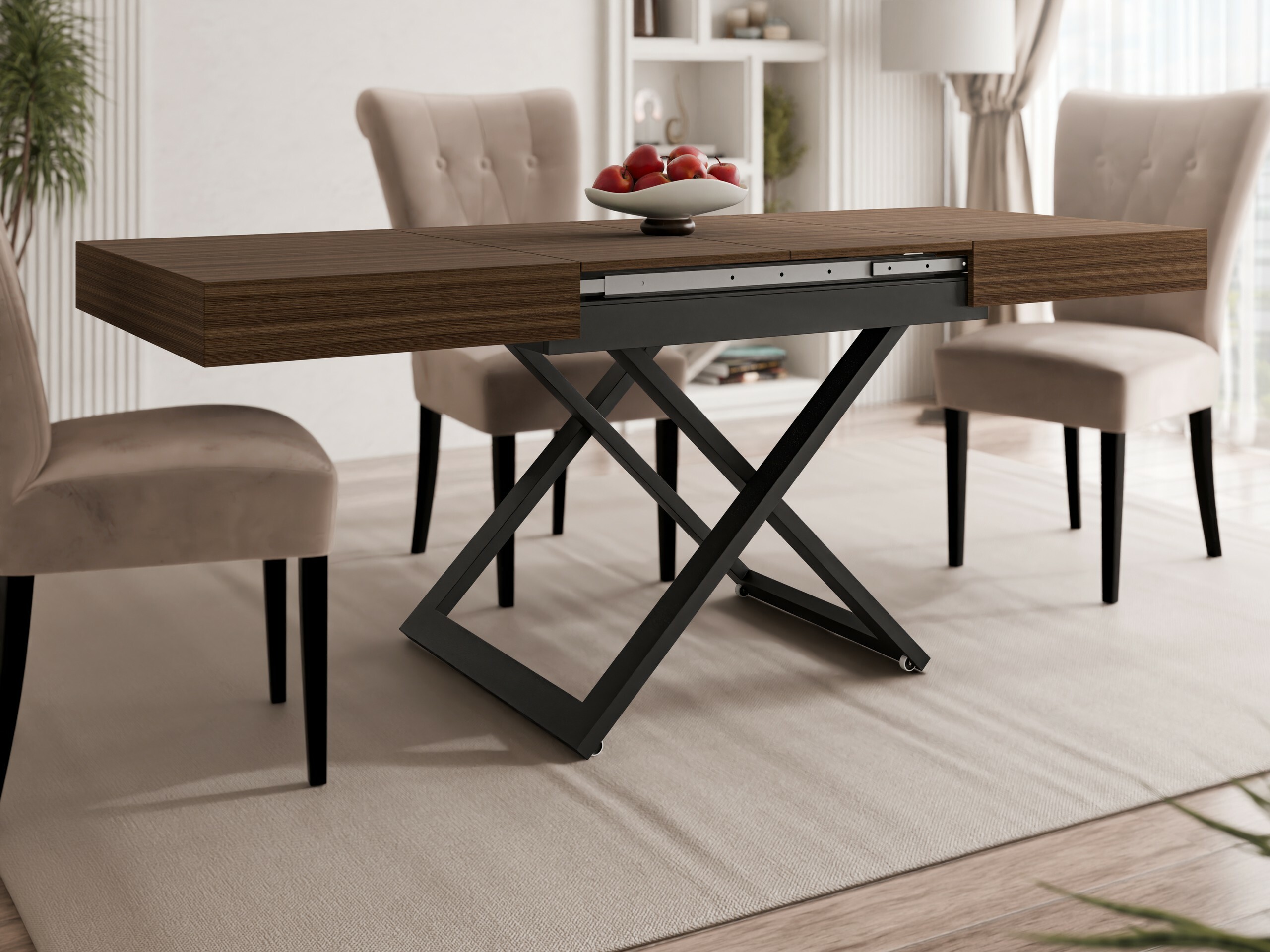 Modularni stočić za kafu Oswego 171 (Orah)