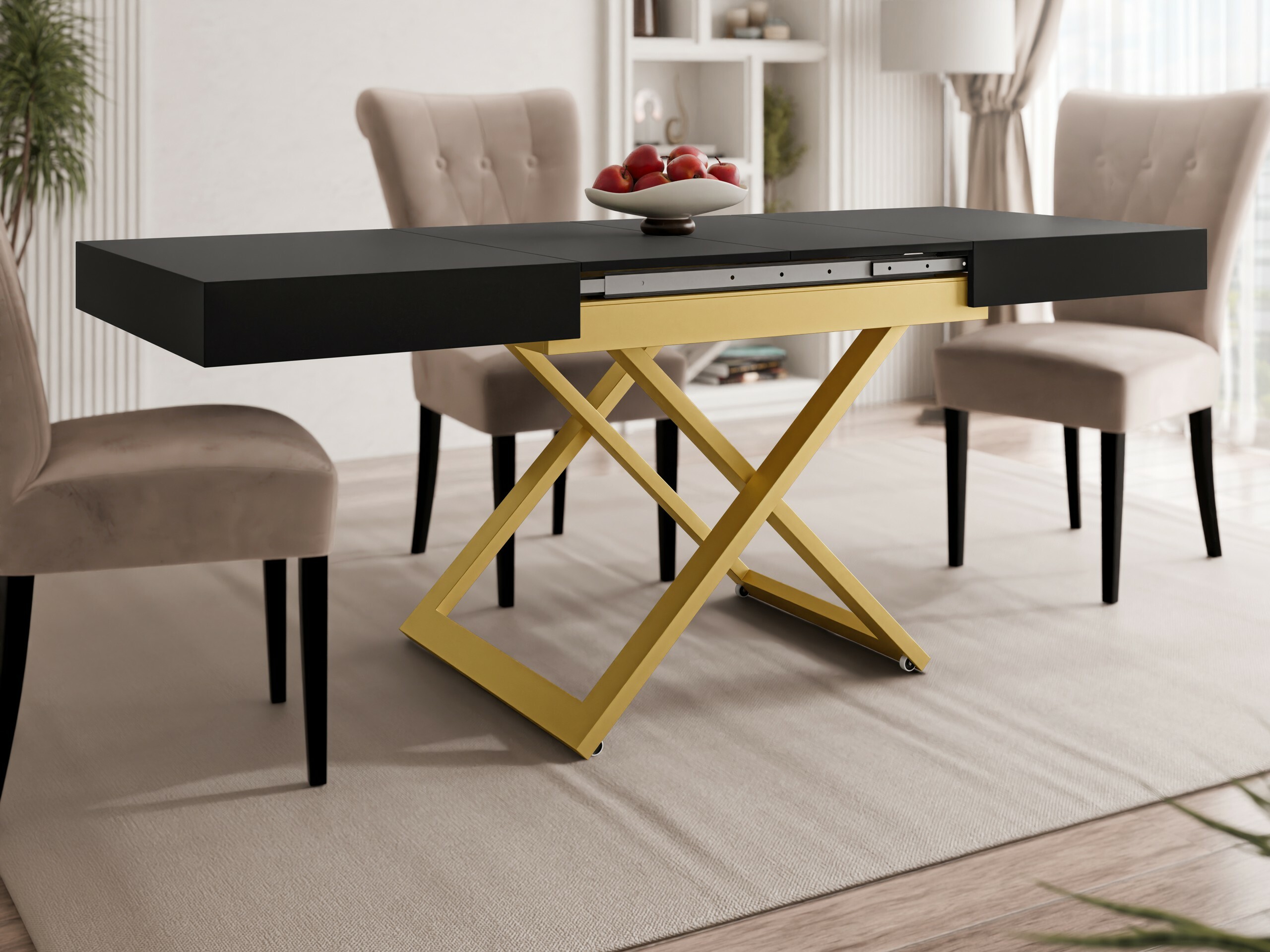 Modularni stočić za kafu Oswego 173 (Crno)