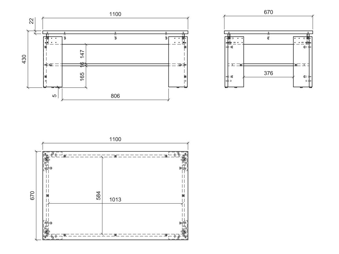 Stočić za kafu Numeri 105