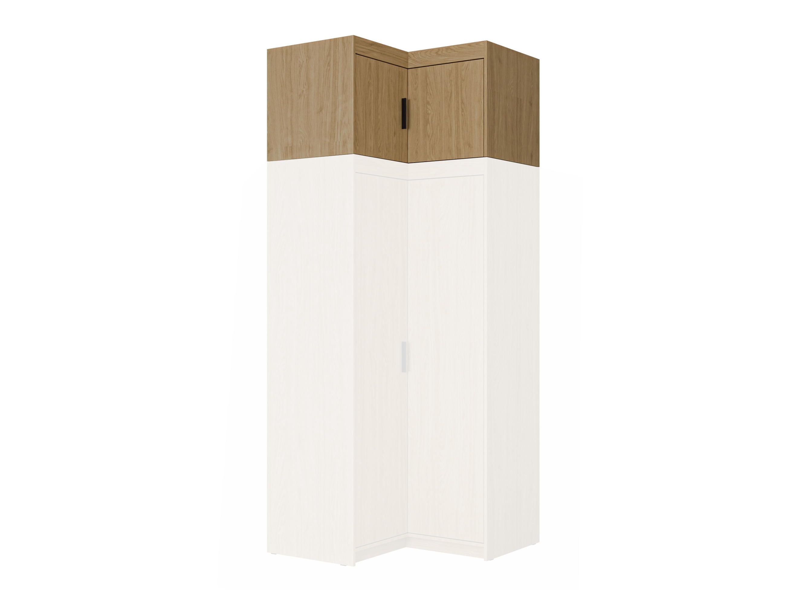 Ugaoni ormar Novduni 118 (Hrast)