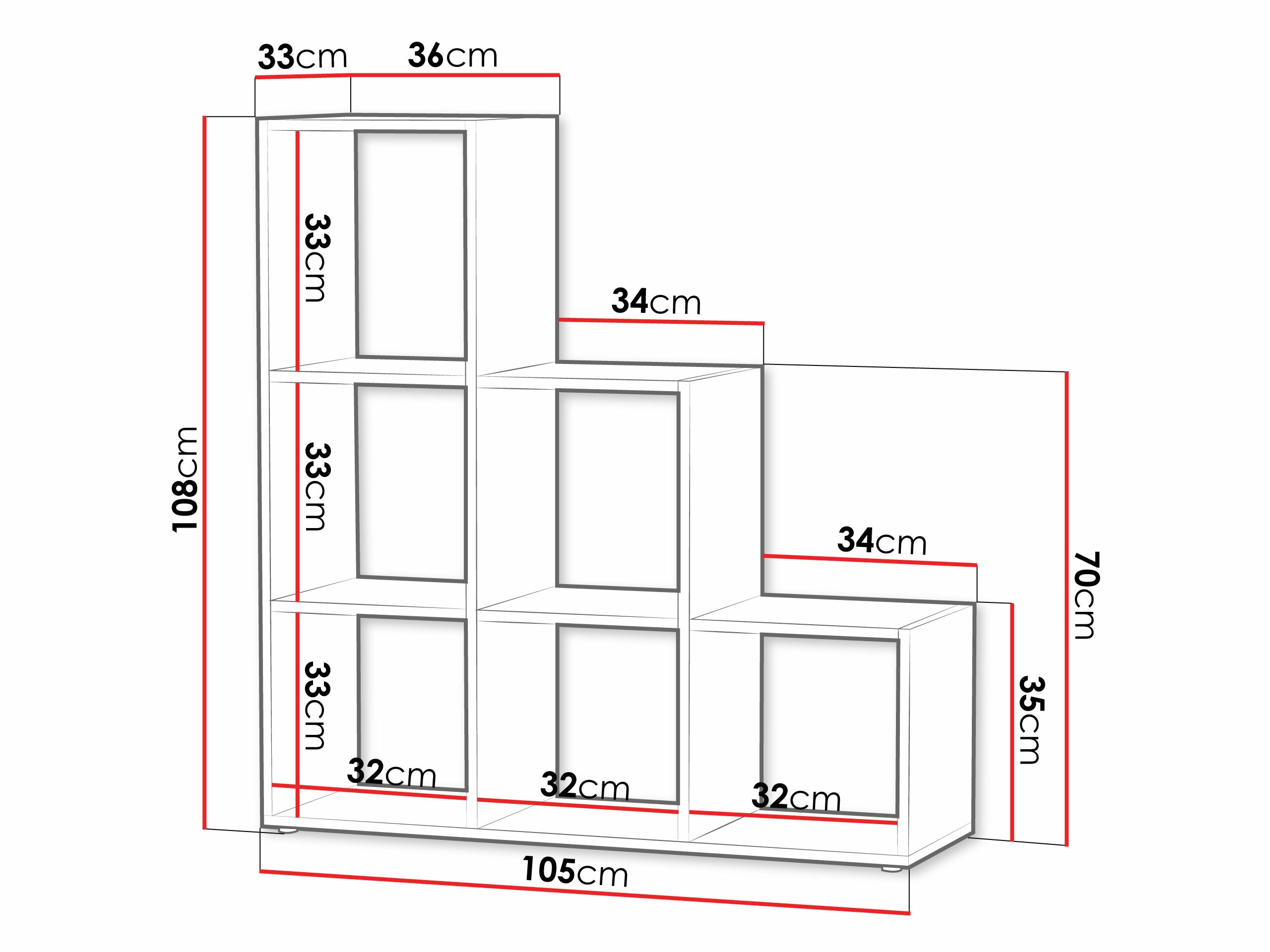 Polica Lexicon (Sonoma hrast)