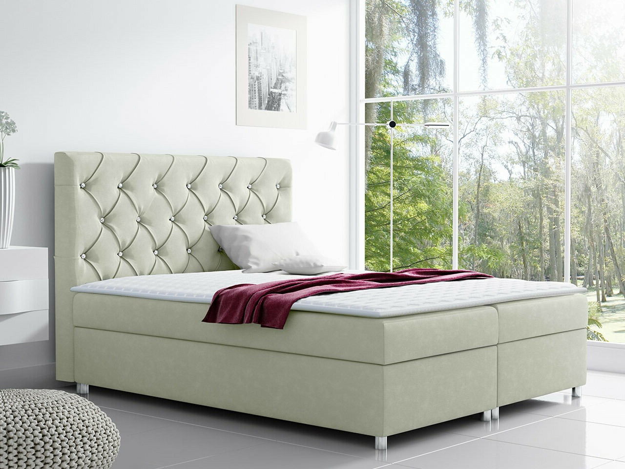 Boxspring krevet S101
