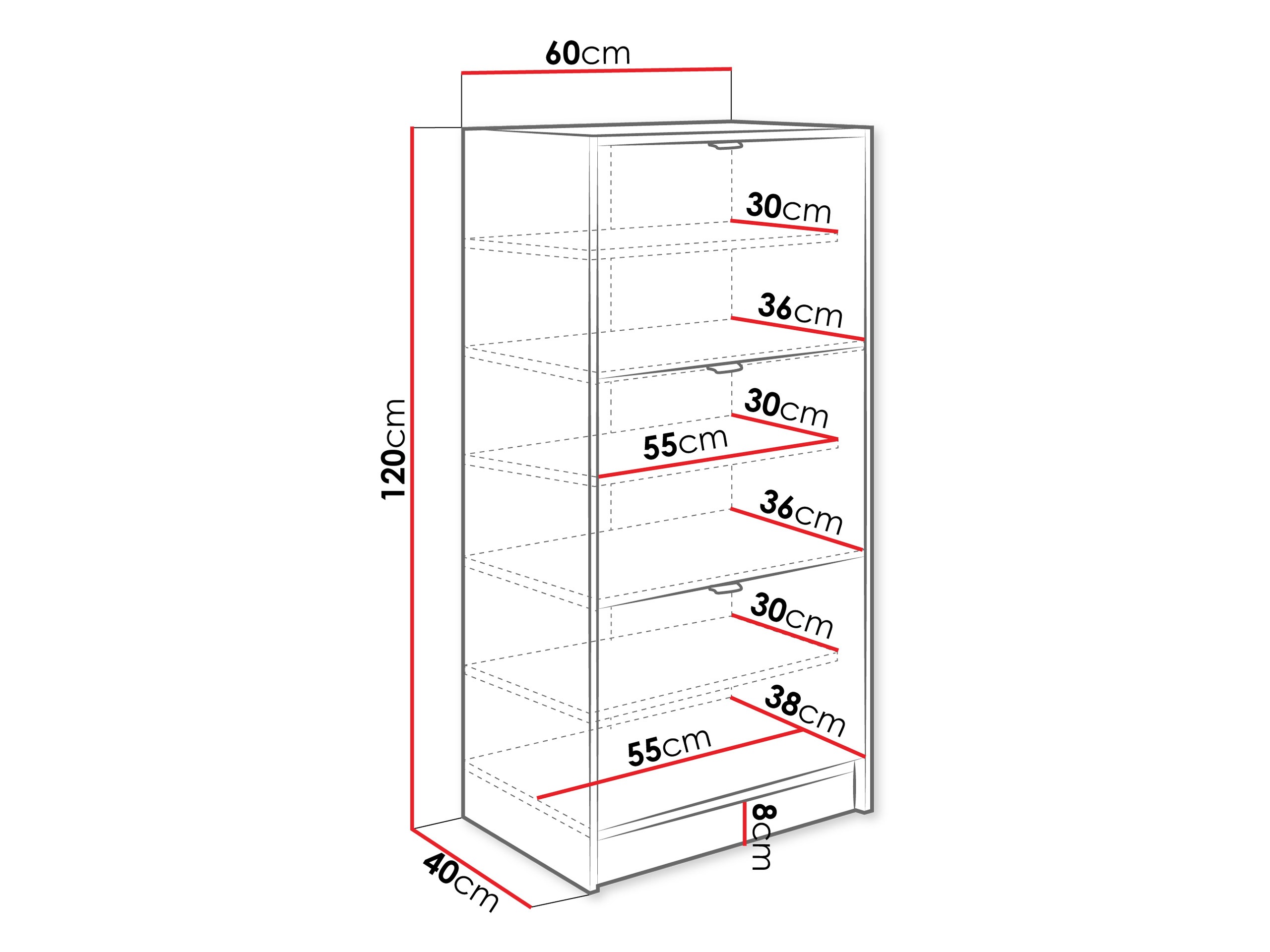 Cipelarnik Comfivo Larmire 126 (Belo)