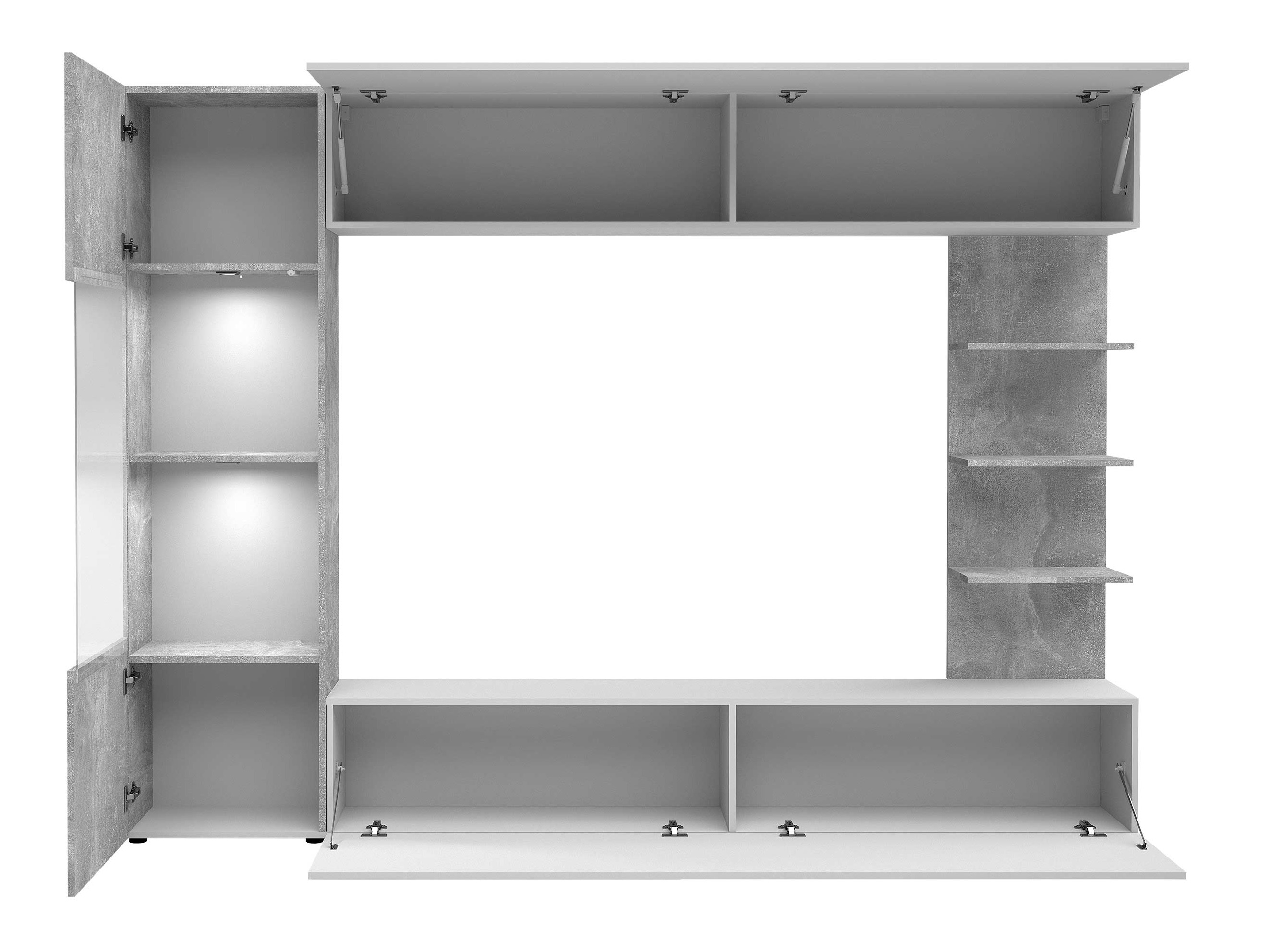 Set za dnevnu sobu Comfivo Animus (Kašmir + Hrast)