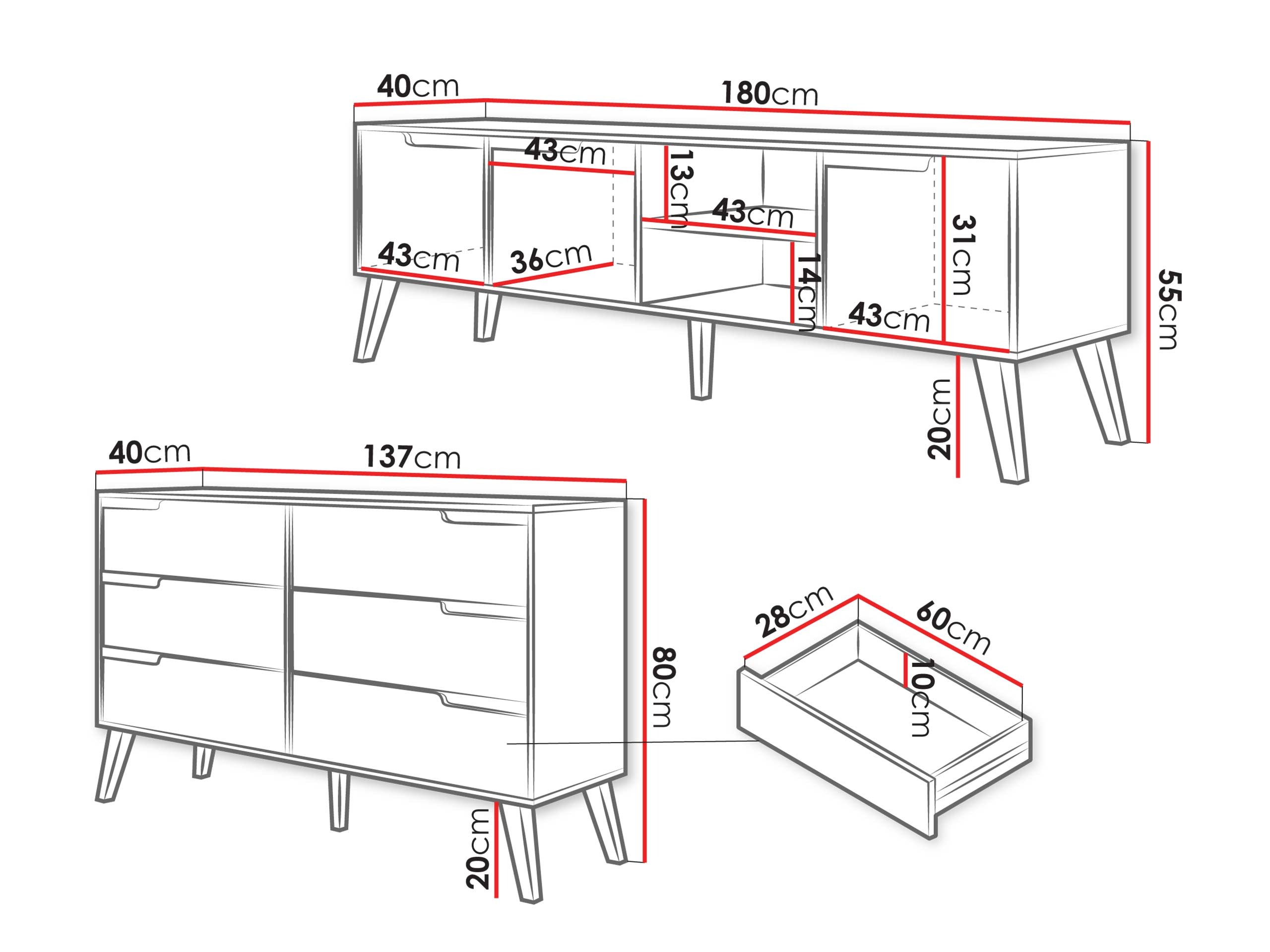 Set za dnevnu sobu Otis I (Kašmir)