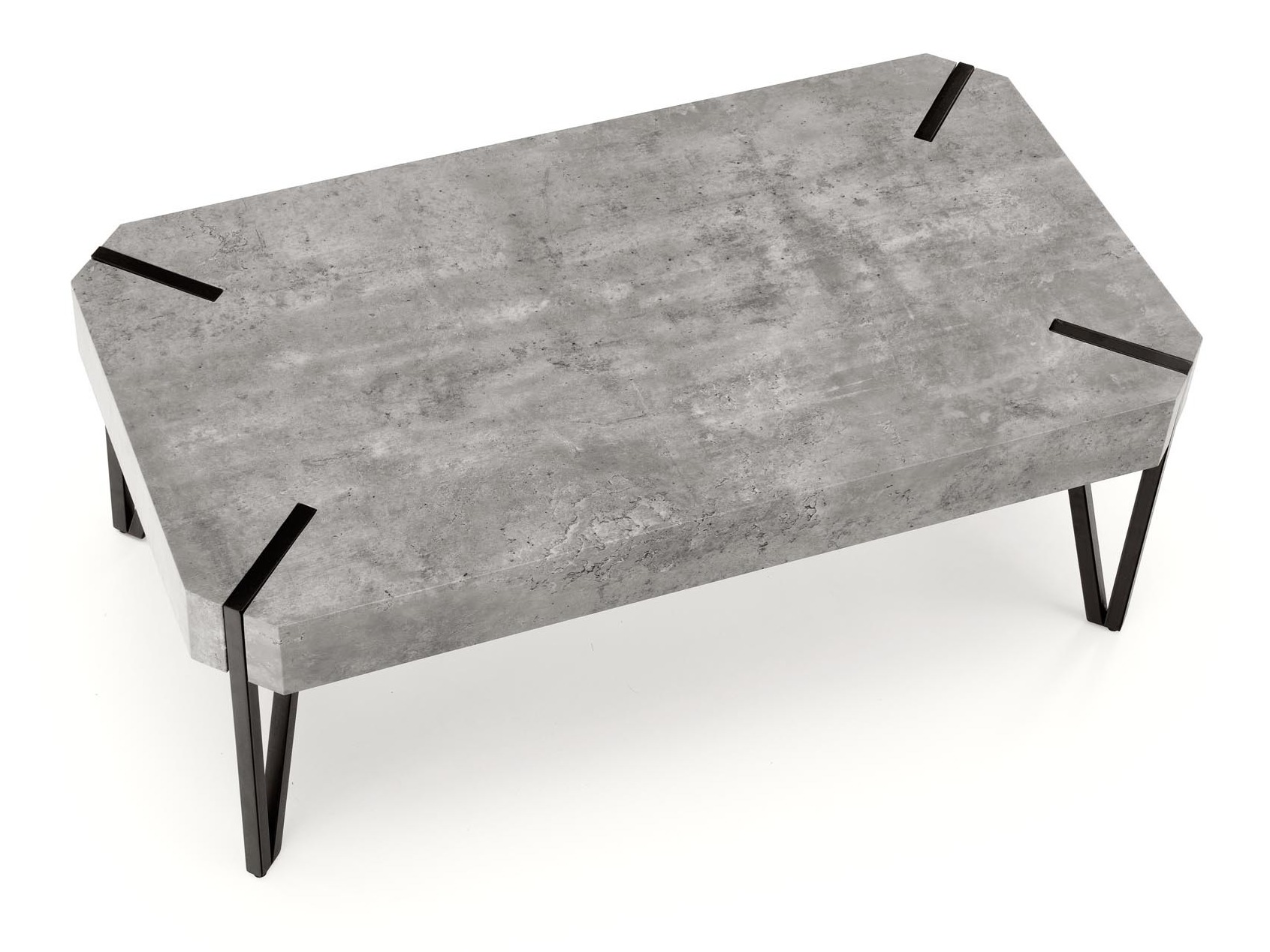Stočić za kafu Houston 303 (Beton + Crno)
