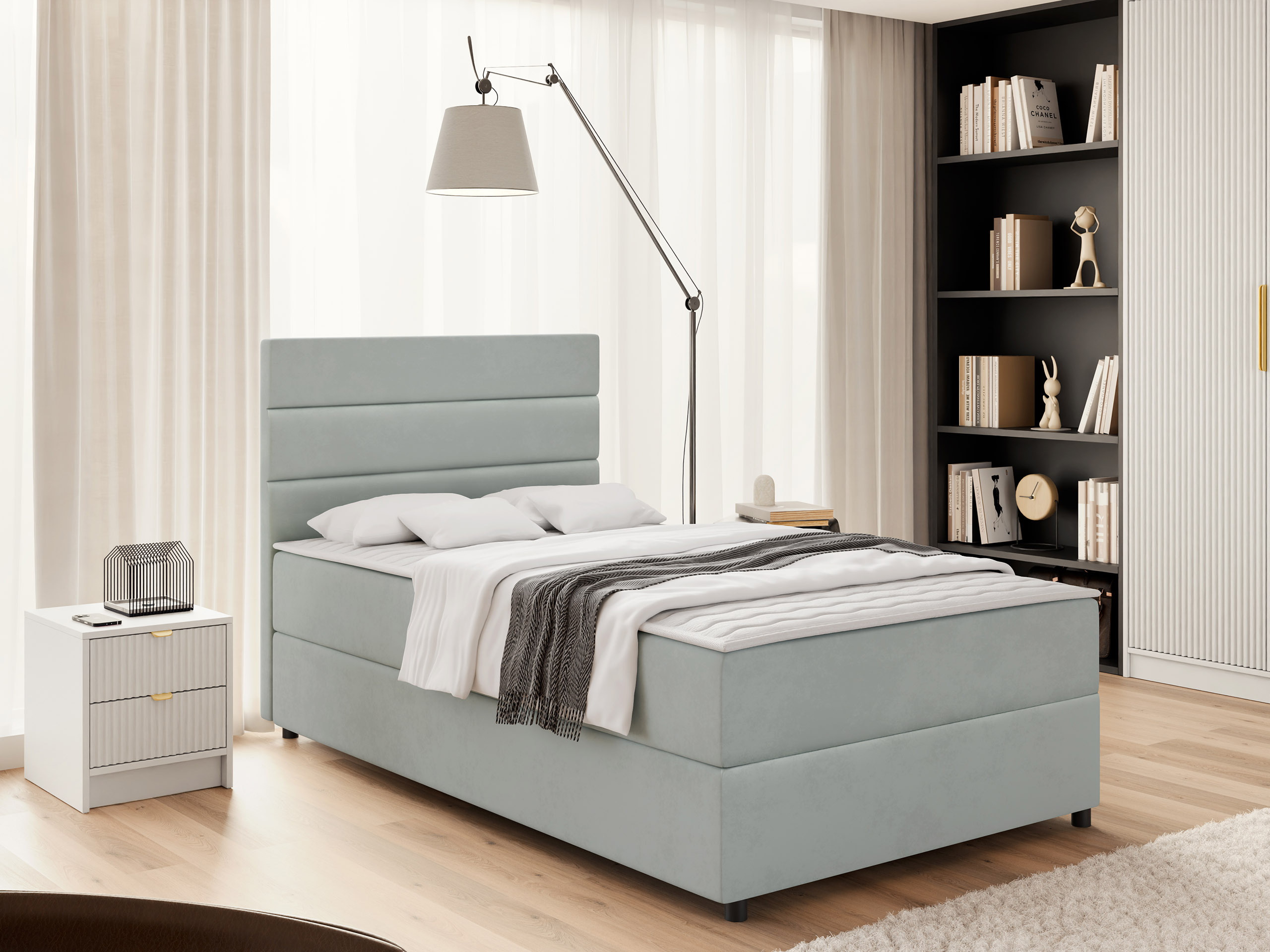 Boxspring krevet Delphio (Manila 14)