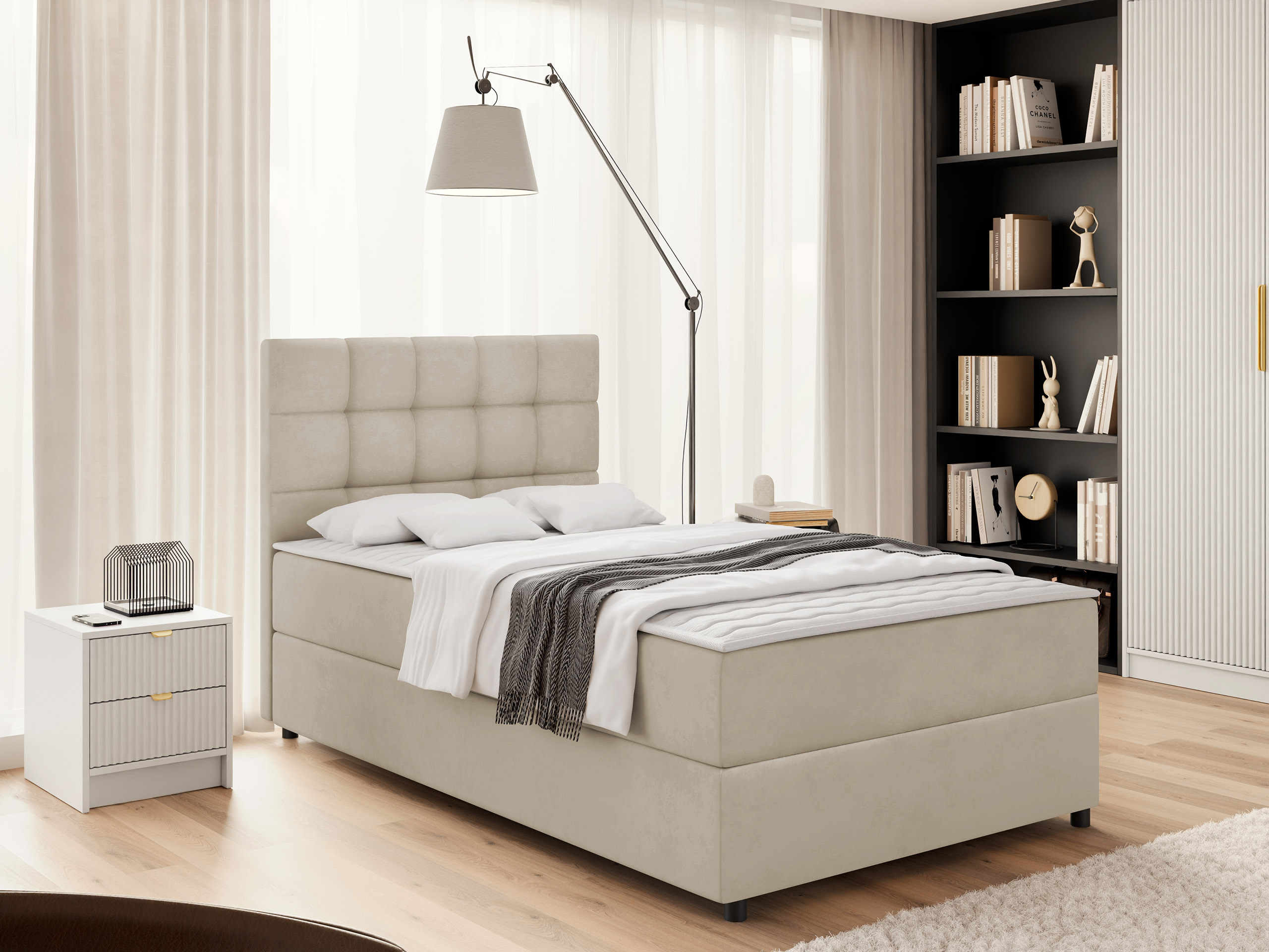 Boxspring krevet Sanford 107 (Manila 02)