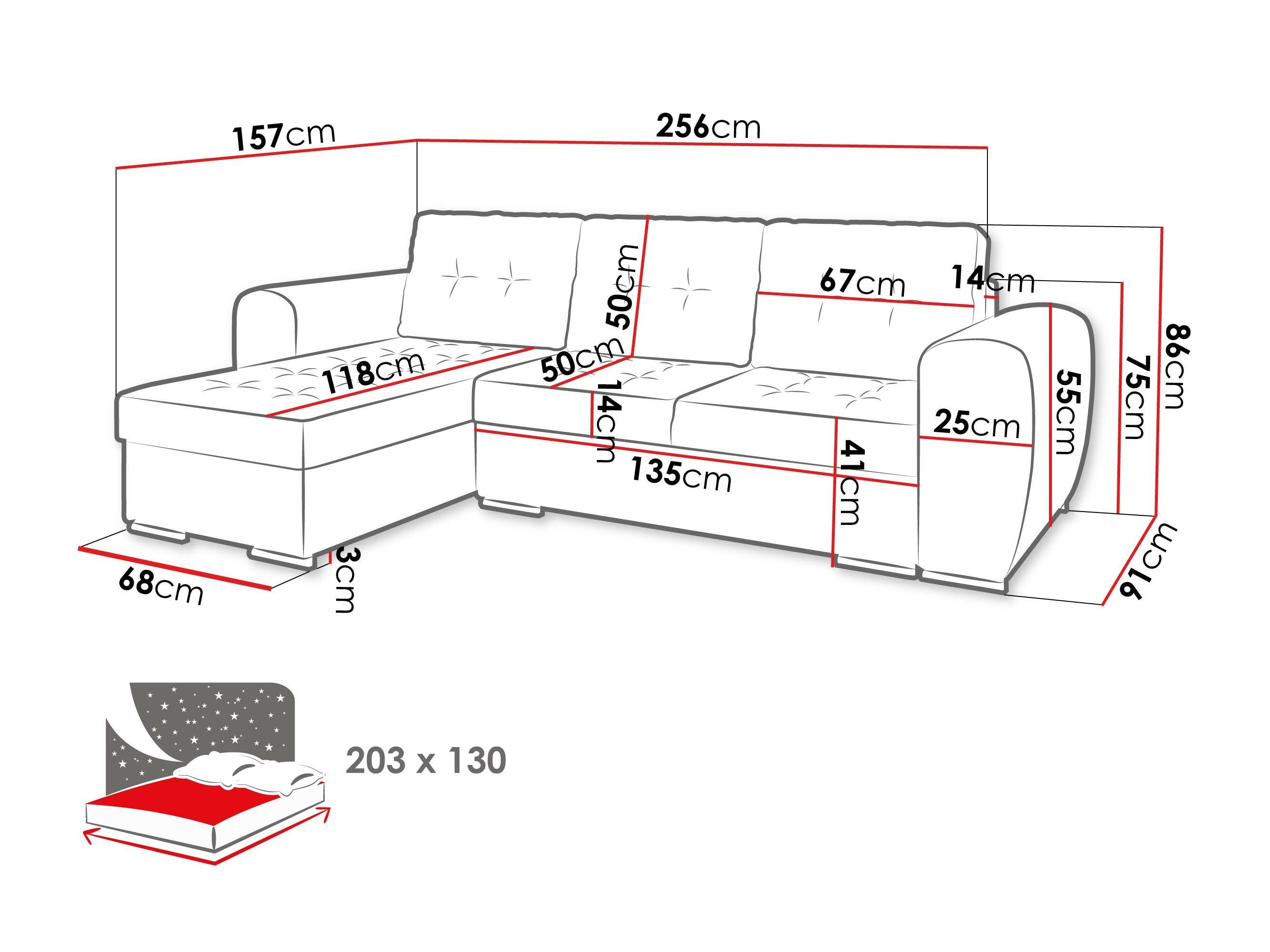 Ugaona garnitura Muncie 109 (Manila 07)