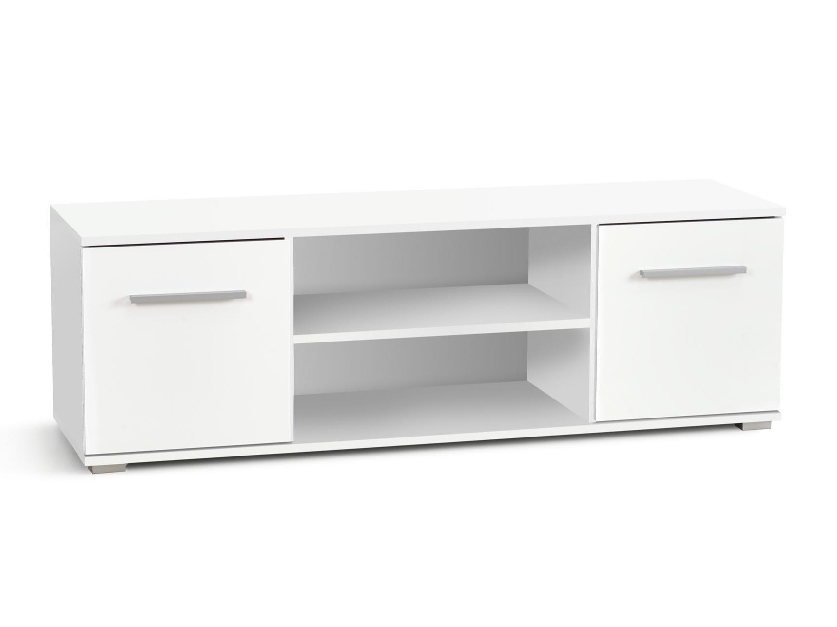 TV komoda Cirveso 109 (Belo + Sjajno belo)