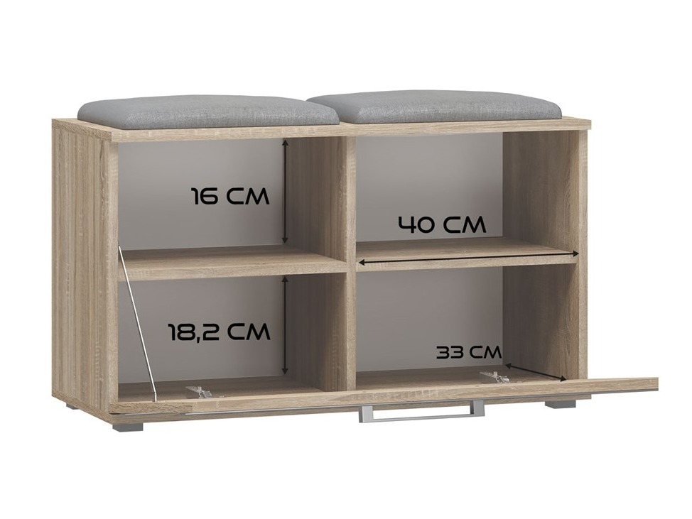 Cipelarnik Mandeville 179 (Sonoma hrast)