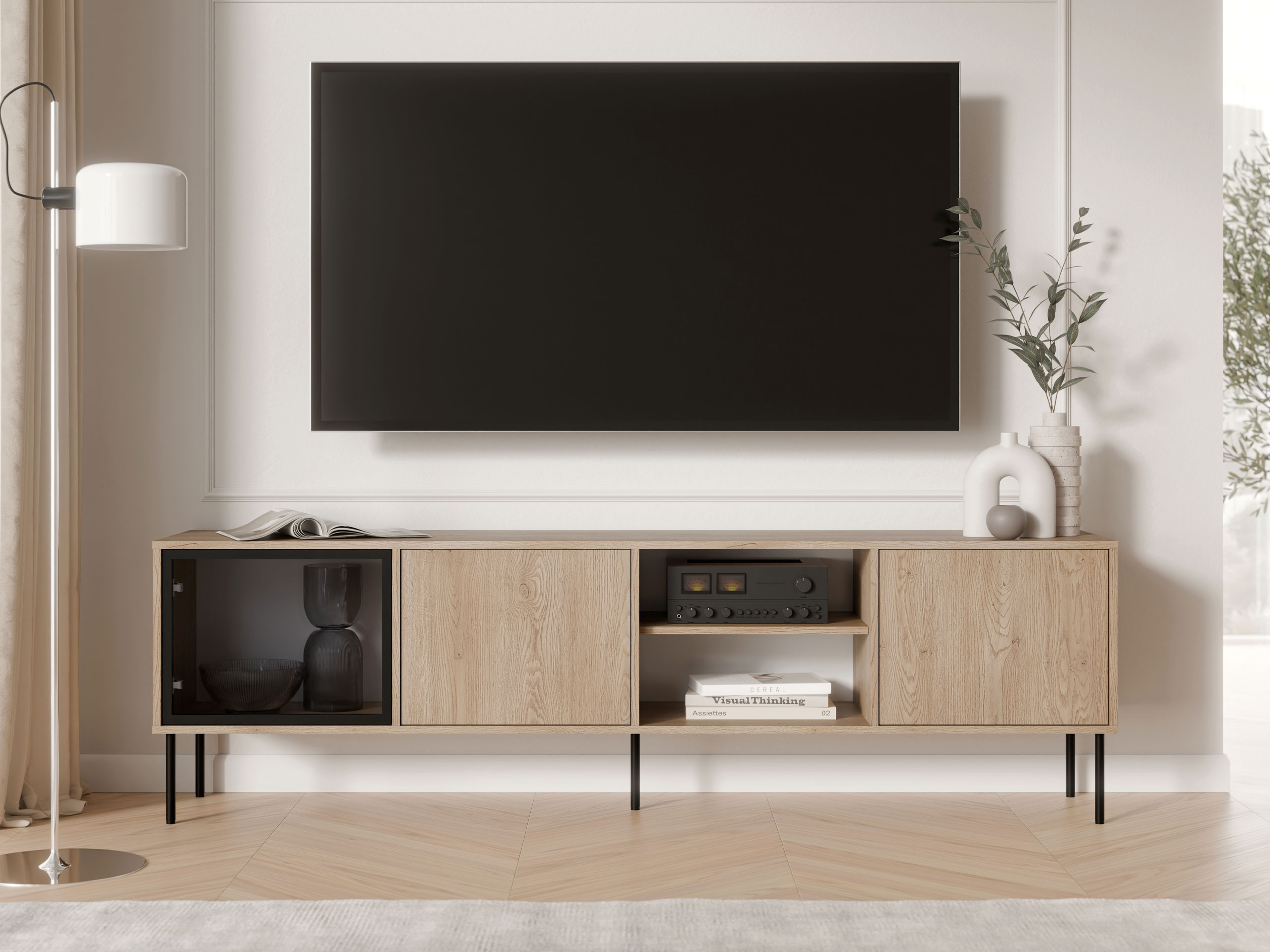 TV komoda Merevai 103 (Hrast)