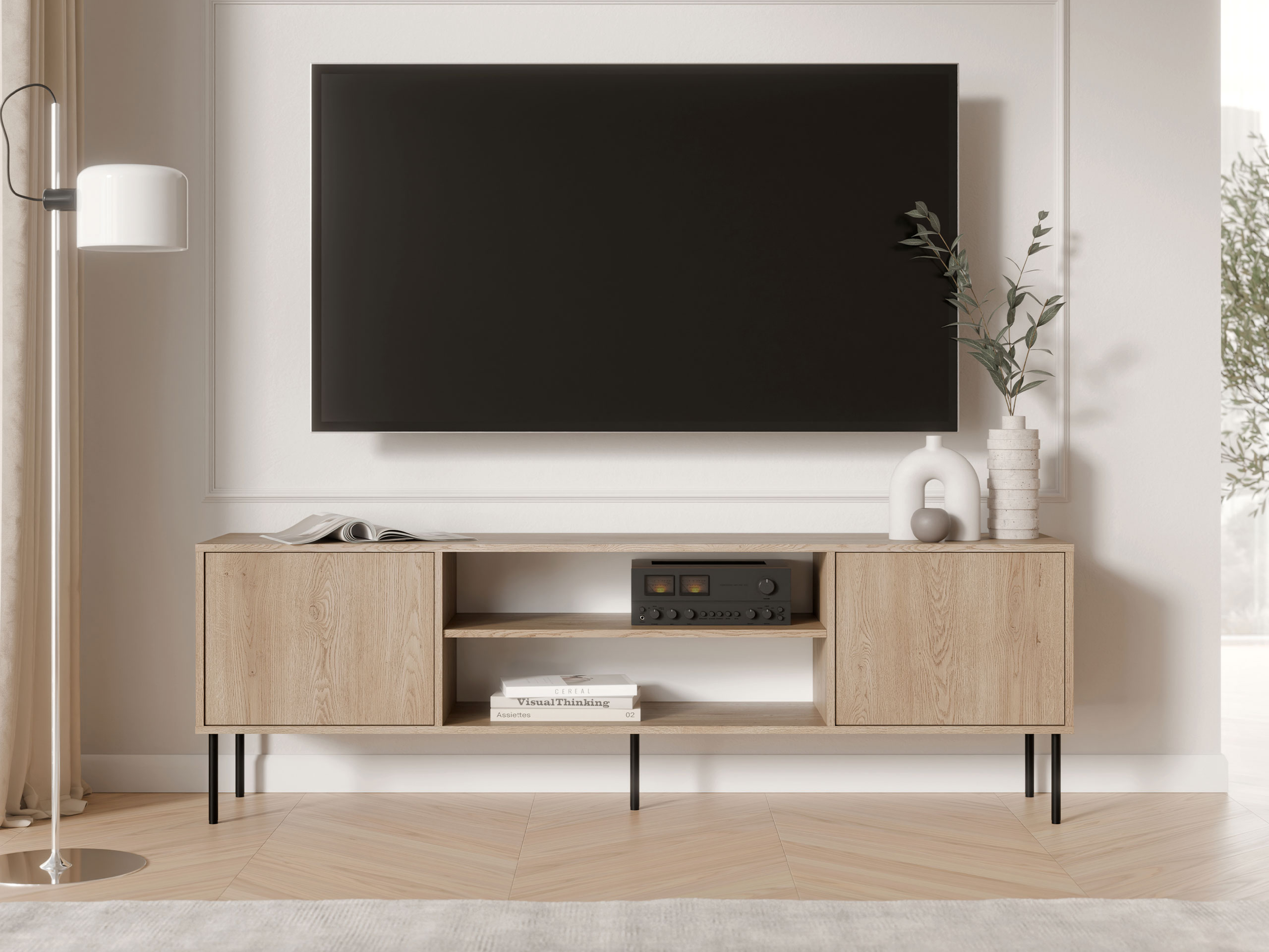 TV komoda Merevai 104 (Hrast)